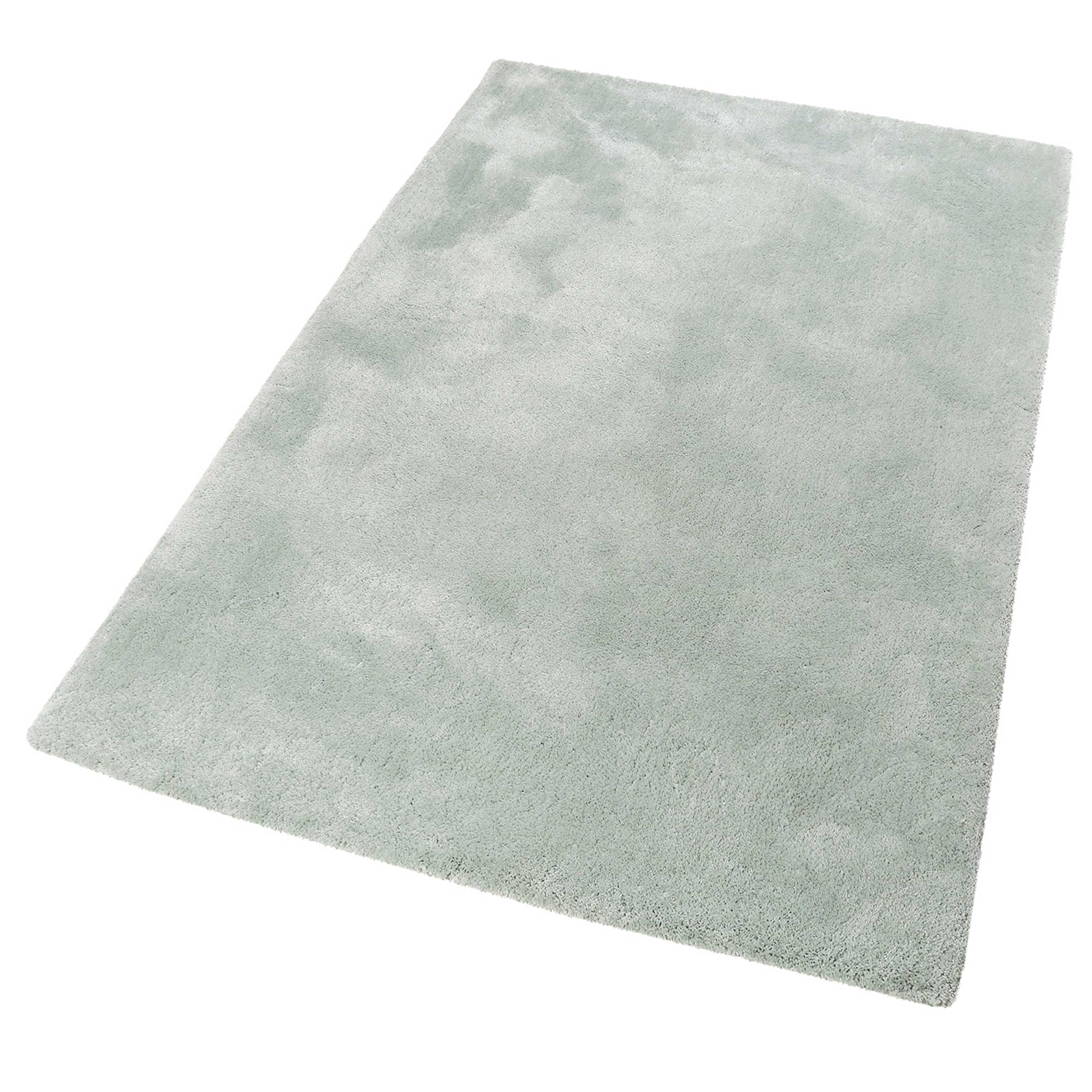 Esprit Teppich Hellgrau Grün Hochflor 
