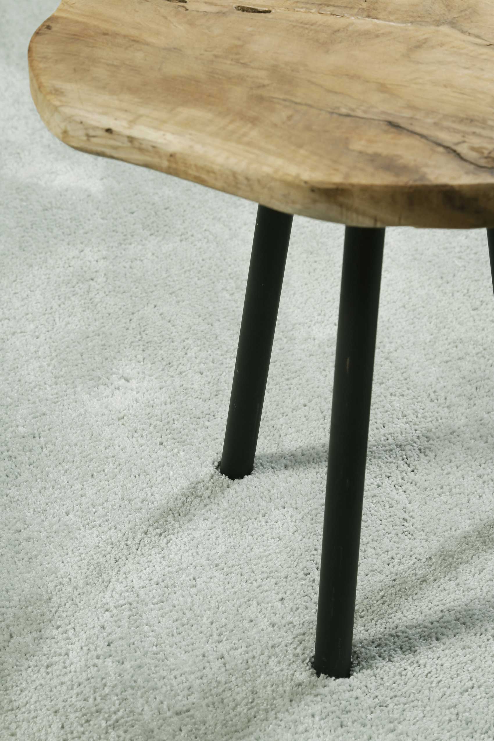 Esprit Teppich Hellgrau Grün Hochflor 