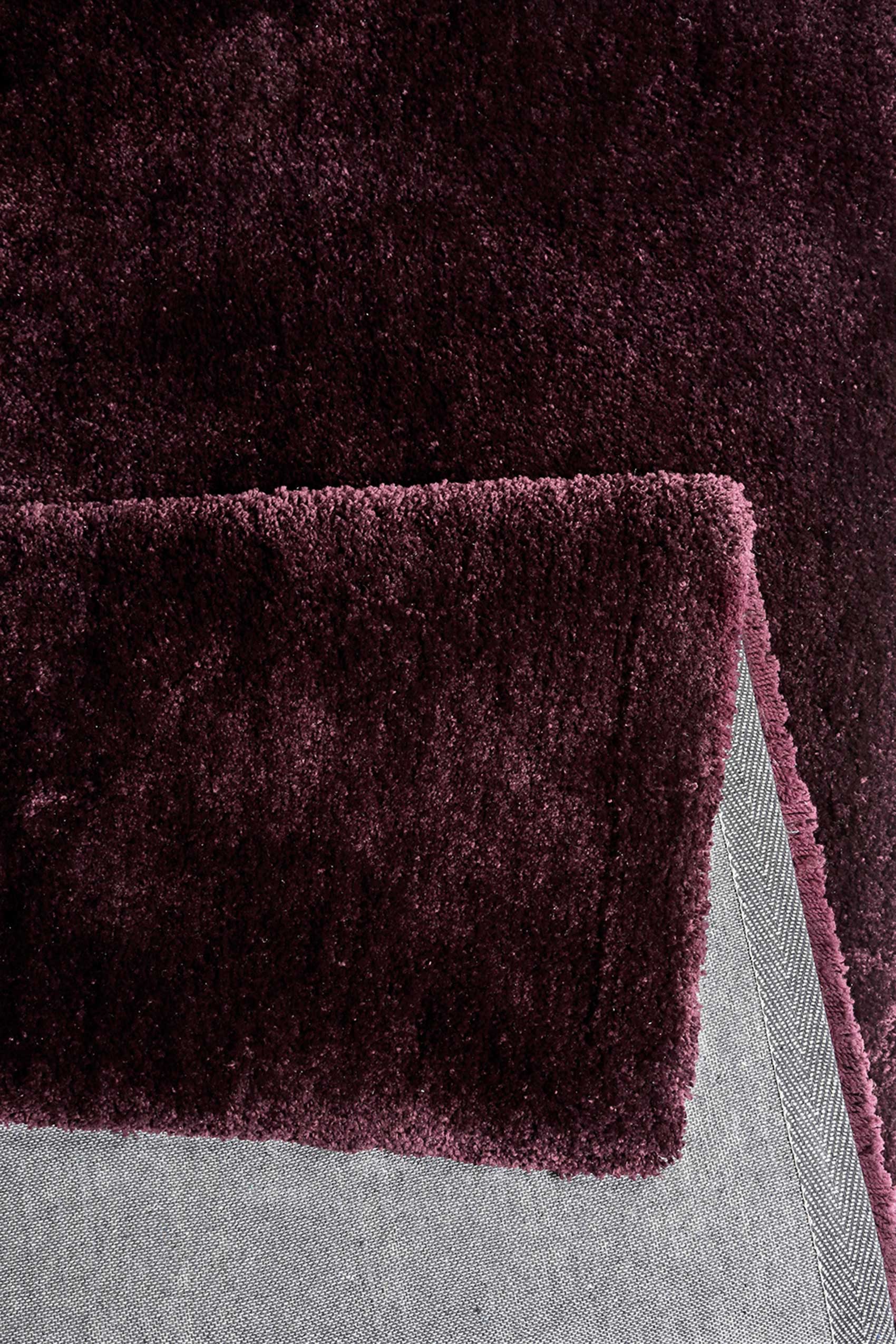 Esprit Teppich Bordeaux Rot Hochflor 