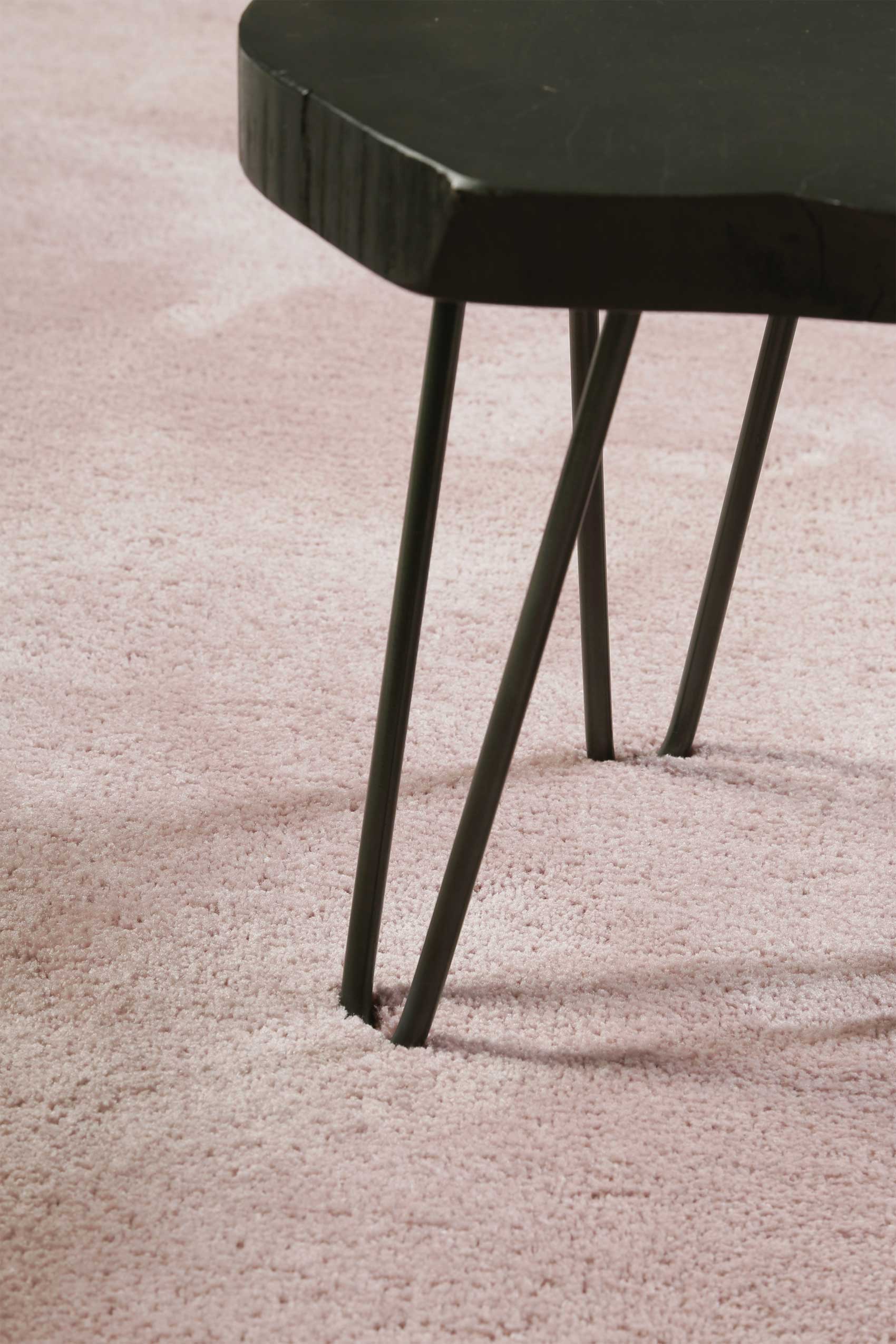 Esprit Teppich Rosa Creme Hochflor 