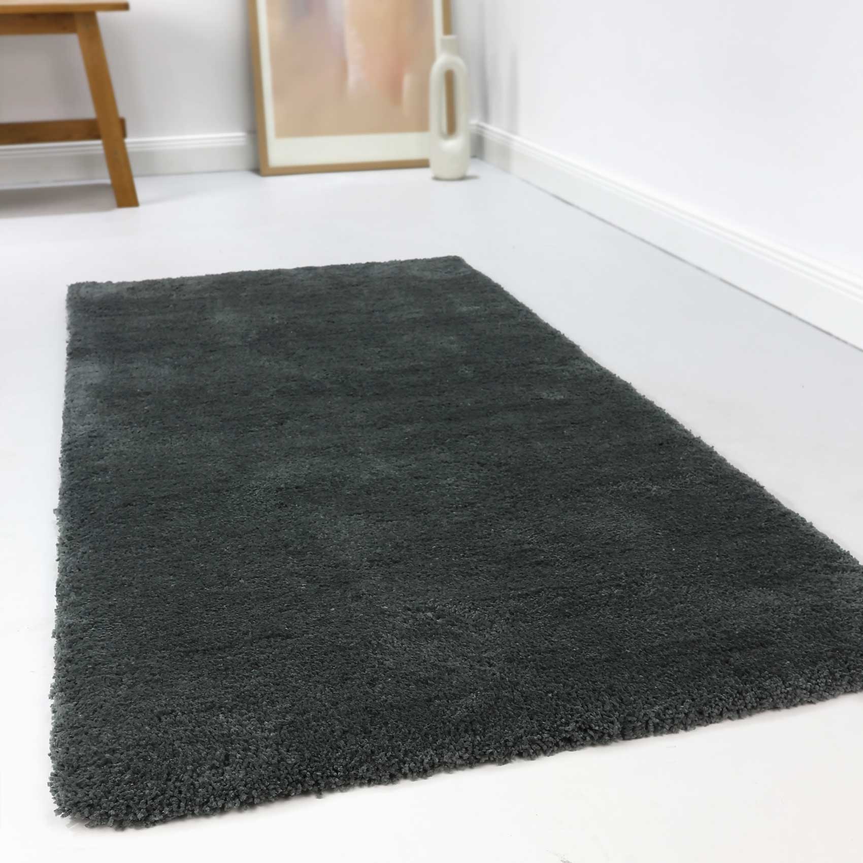 Esprit Teppich Grün Anthrazit Hochflor 