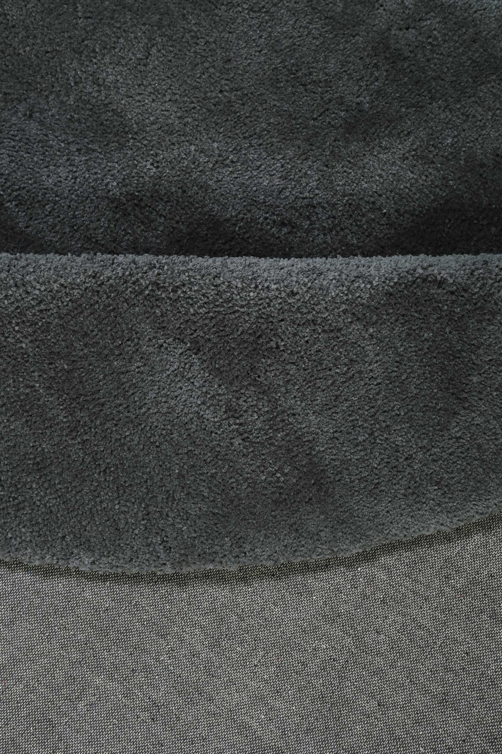 Esprit Teppich Rund Grün Anthrazit Hochflor 