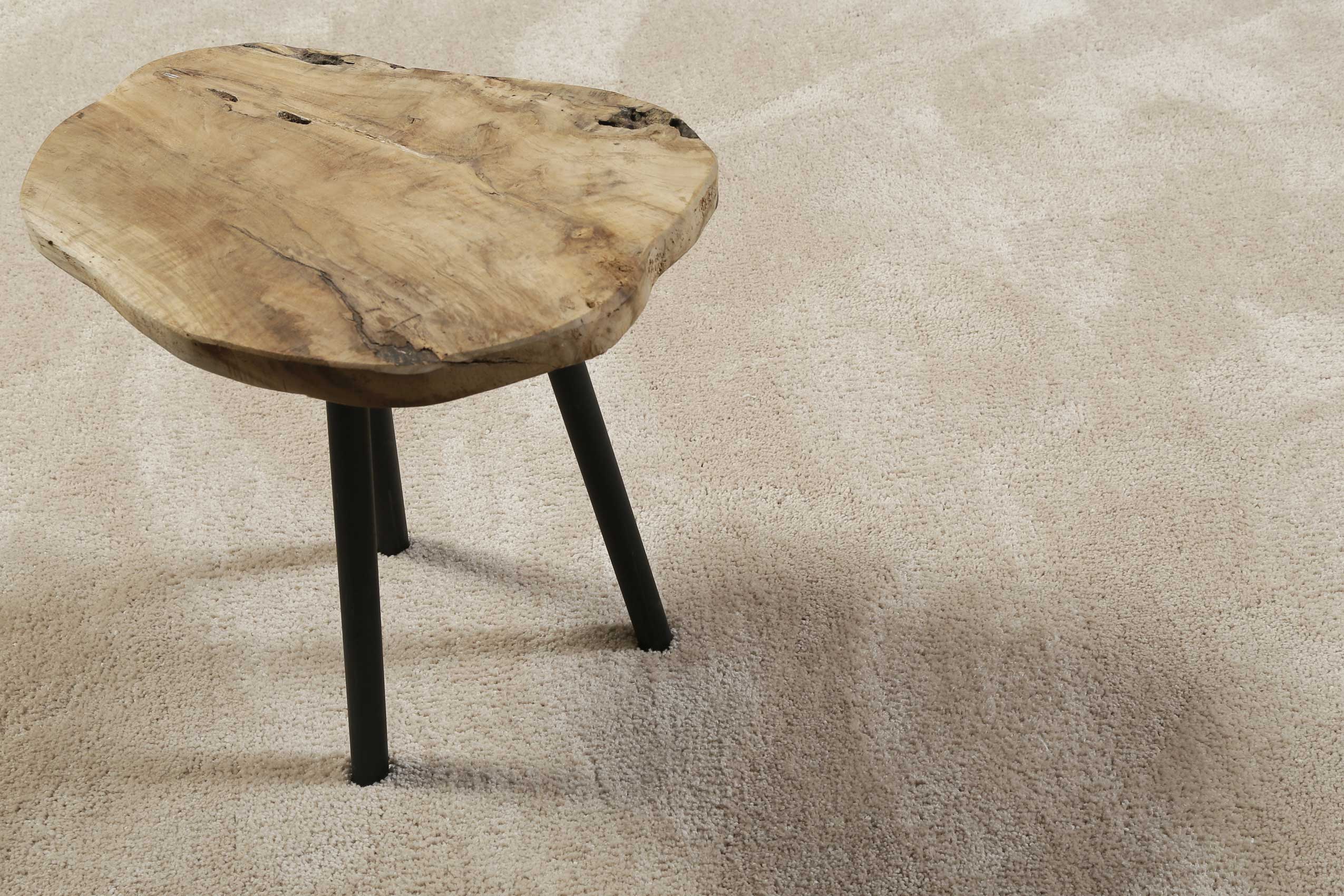 Esprit Teppich Rund Beige Hochflor 