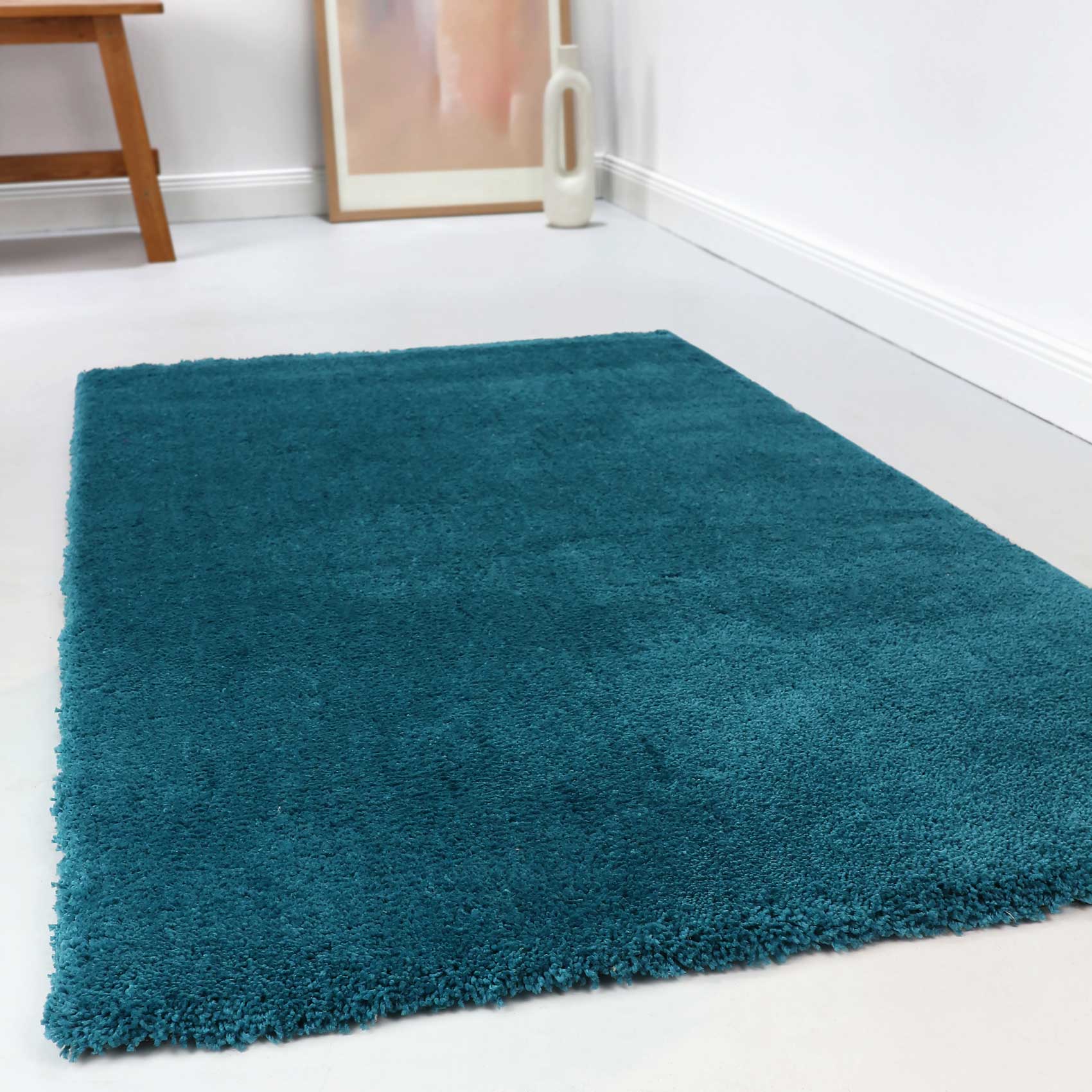 Esprit Teppich Petrol Hochflor » Relaxx « - Ansicht 1