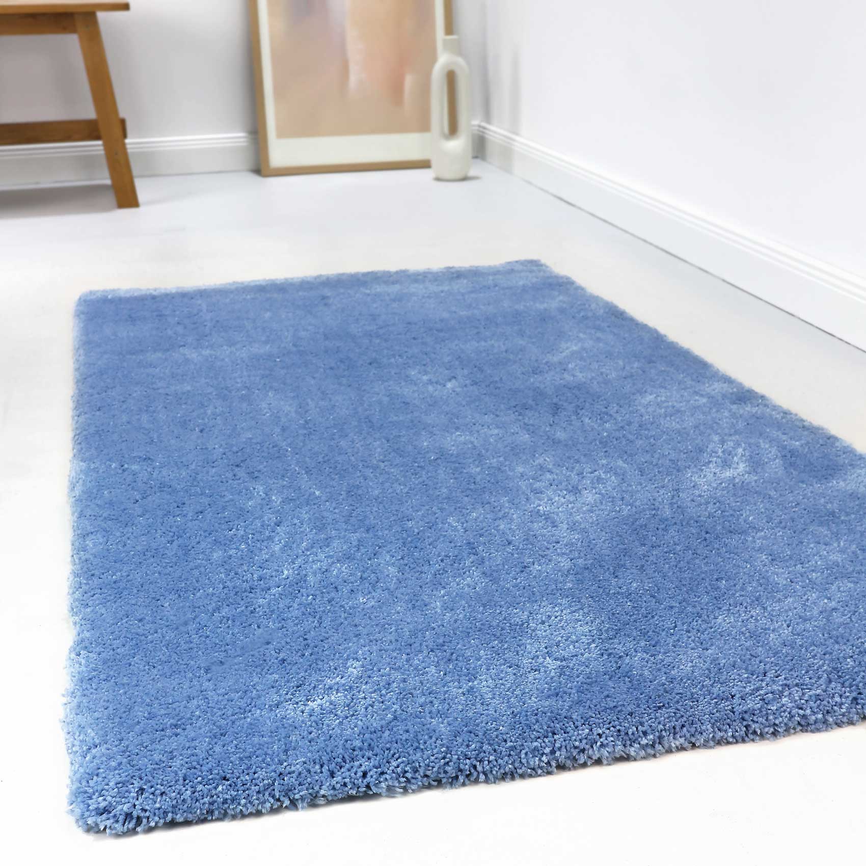 Esprit Teppich Blau Hochflor 