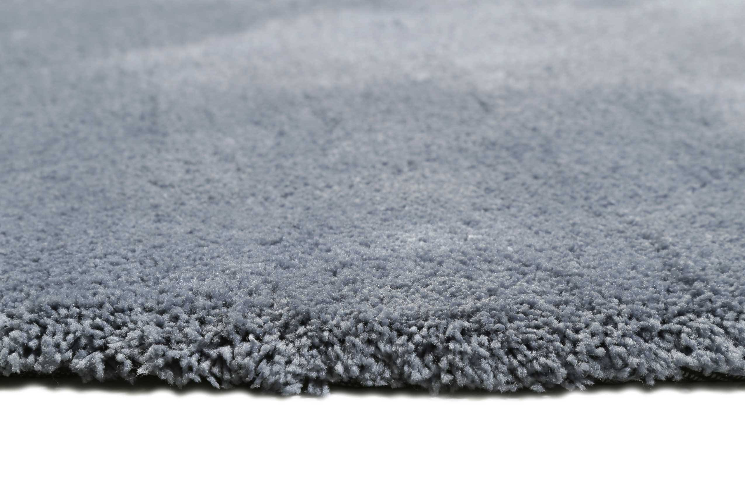 Esprit Teppich Rund Blau Grau Hochflor 