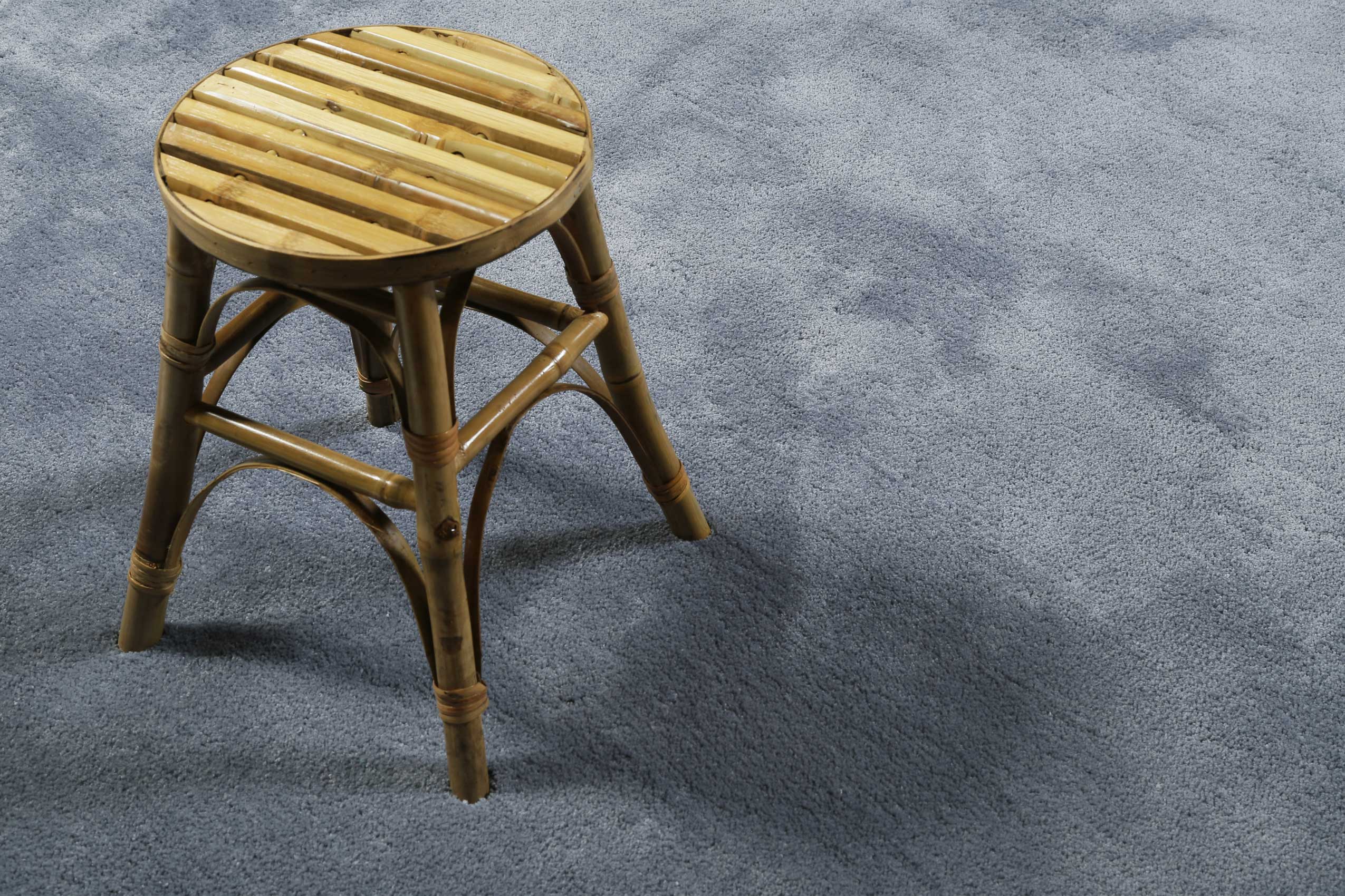 Esprit Teppich Rund Blau Grau Hochflor 