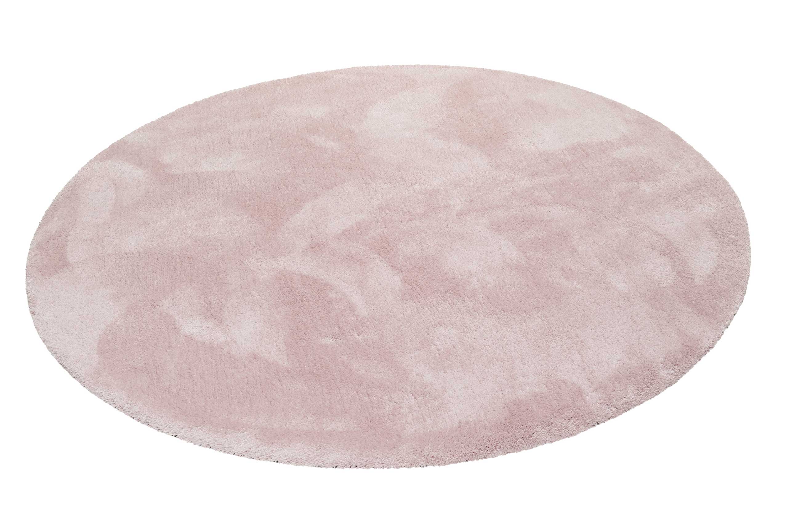 Esprit Teppich Rund Rosa Hochflor 