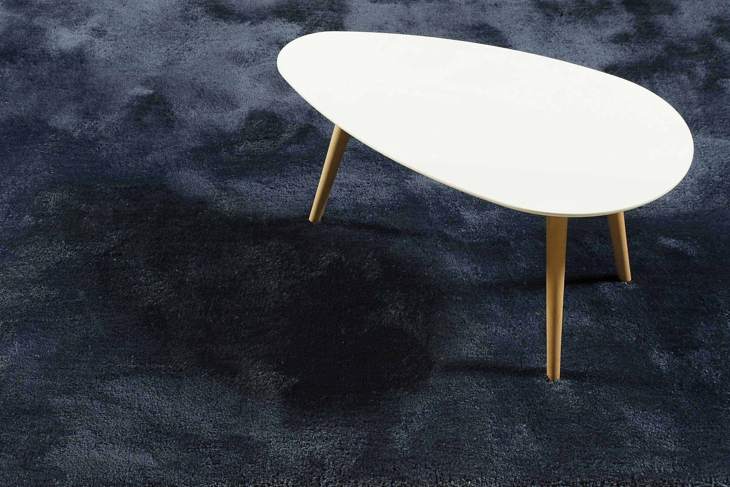 Esprit Teppich Dunkelblau Hochflor 