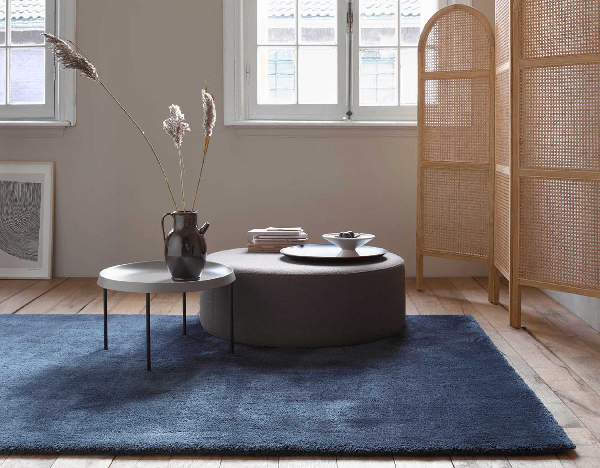 Esprit Teppich Dunkelblau Hochflor 
