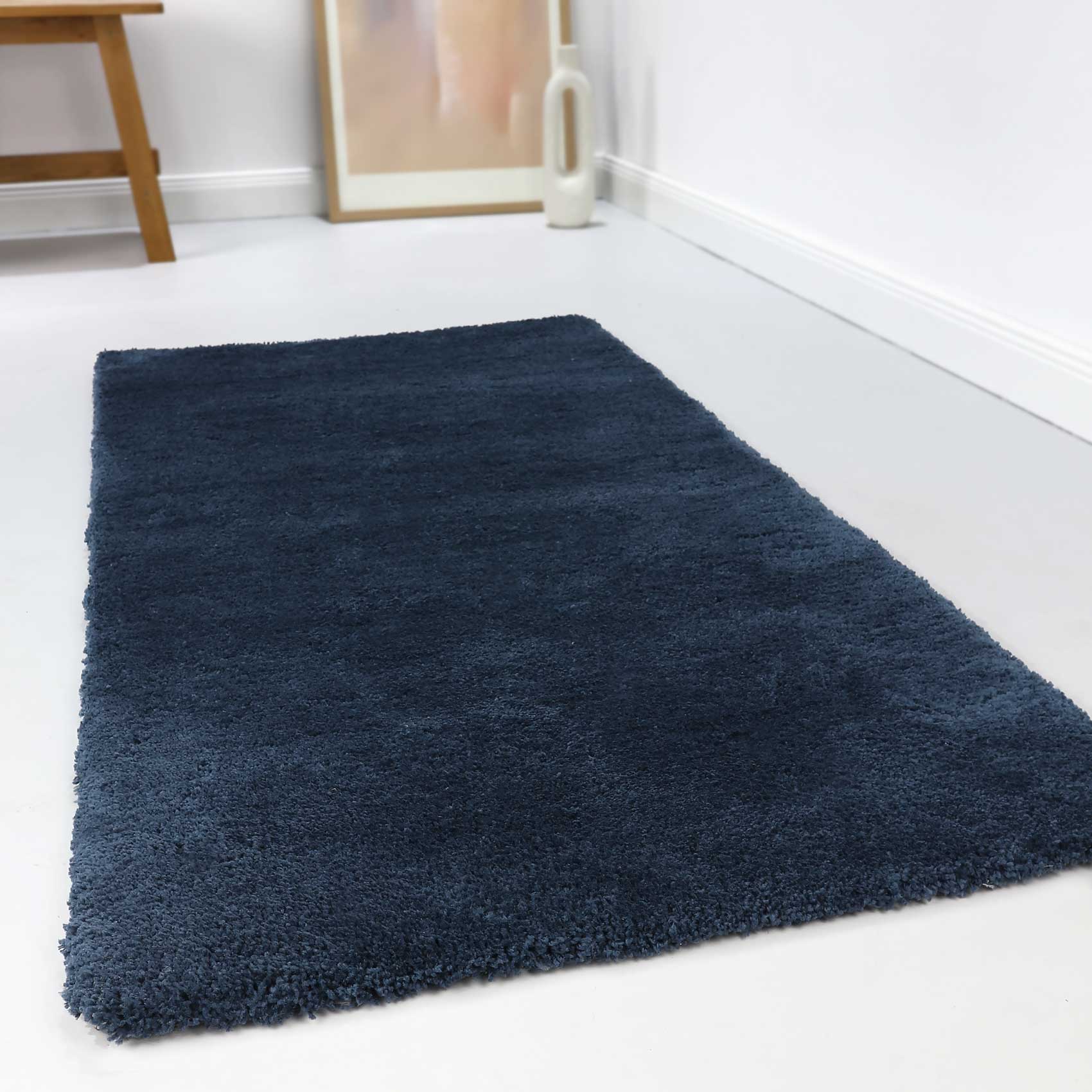 Esprit Teppich Dunkelblau Hochflor 