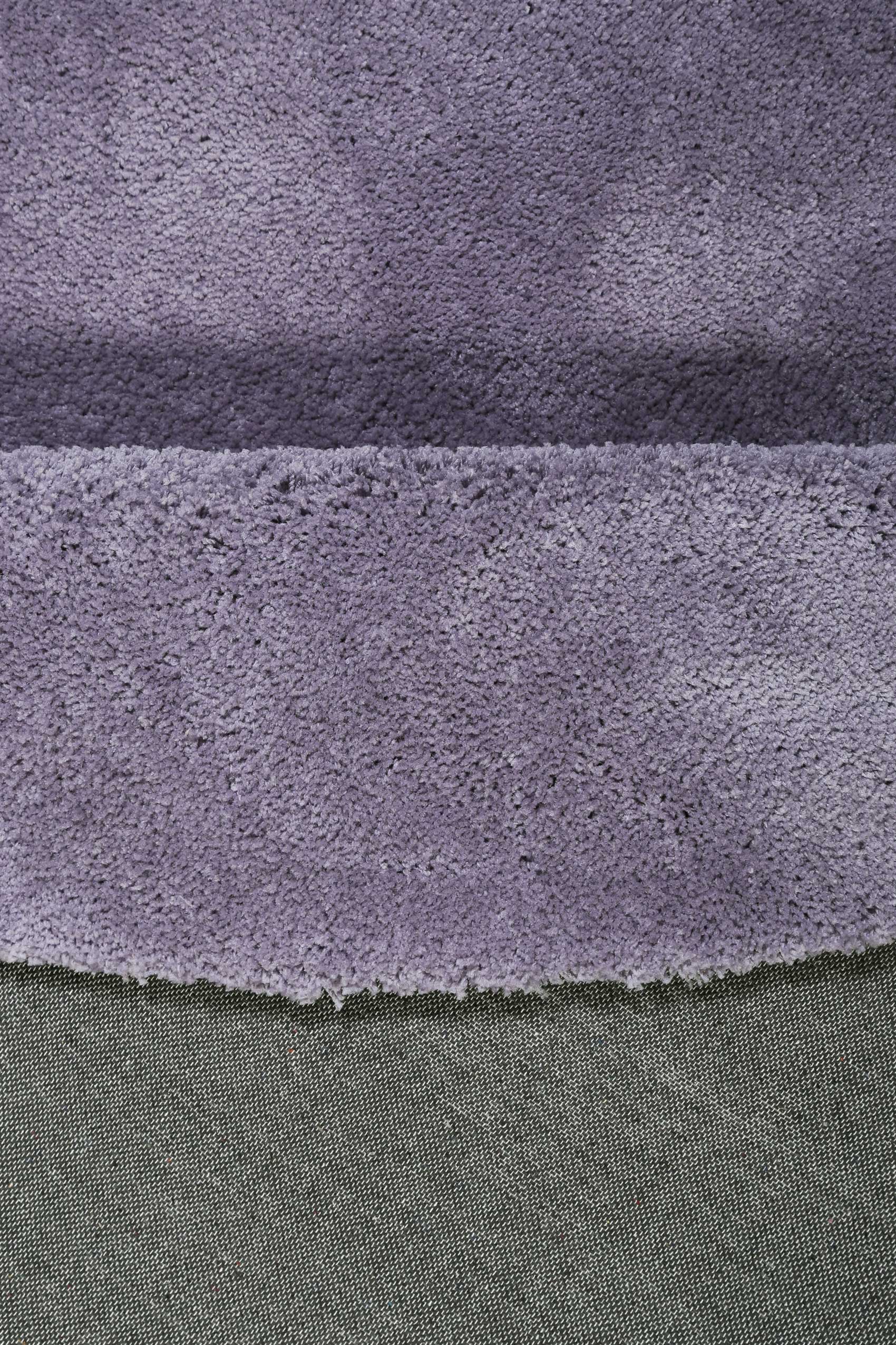 Esprit Teppich Rund Violett Hochflor 