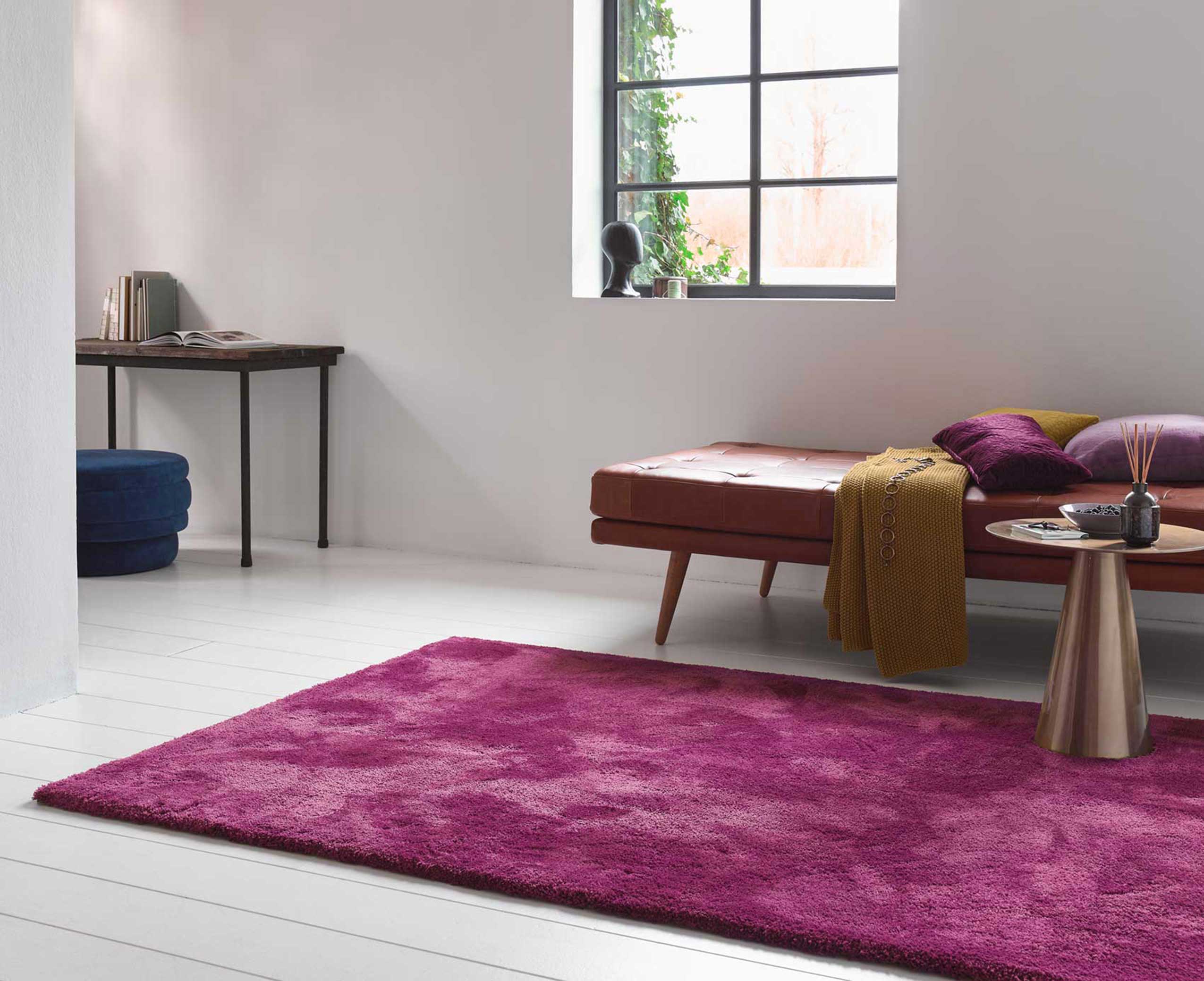 Esprit Teppich Pink Violett Hochflor 