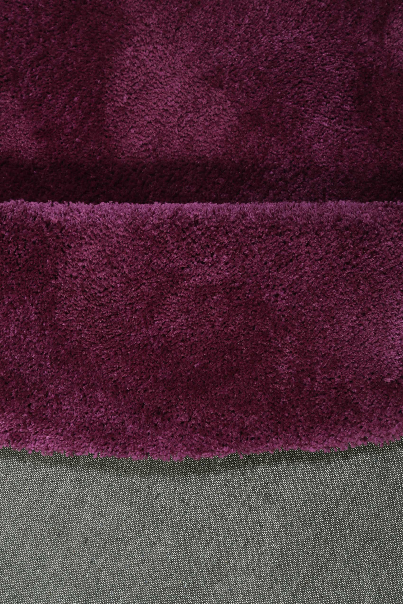Esprit Teppich Rund Pink Violett Hochflor 