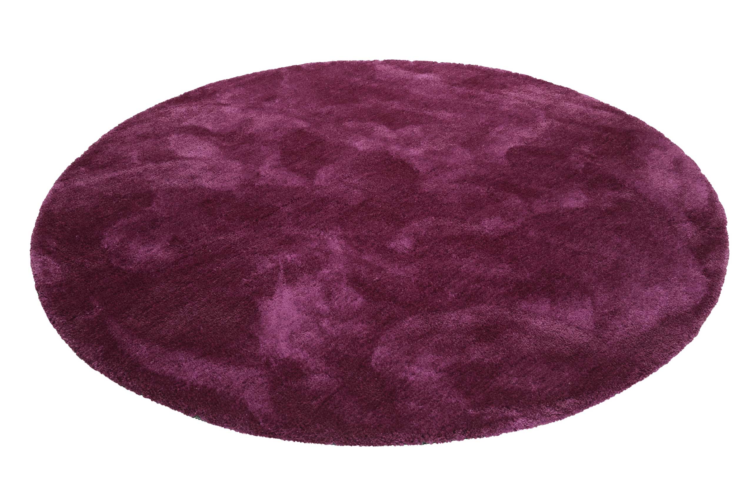 Esprit Teppich Rund Pink Violett Hochflor 