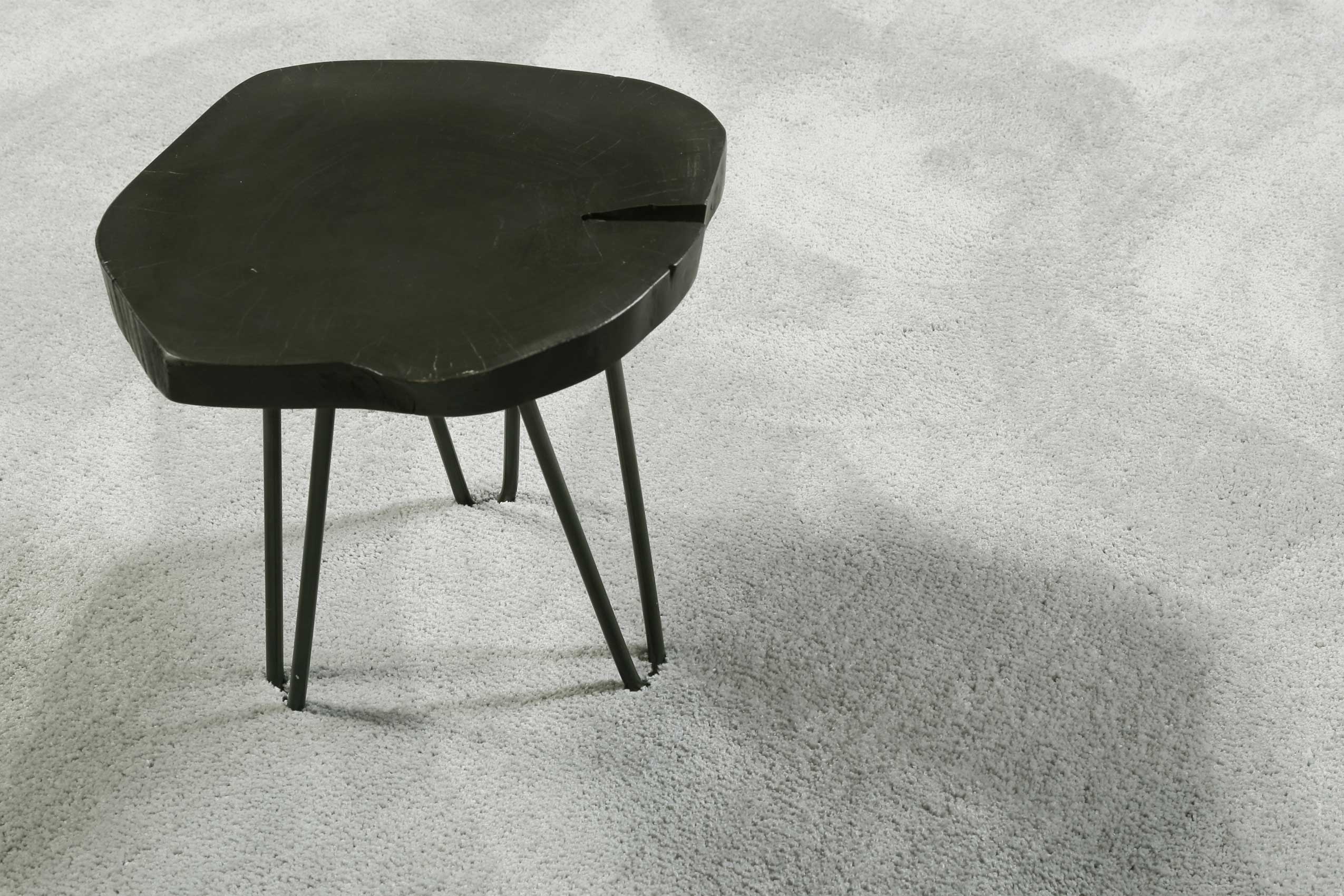 Esprit Teppich Hellgrau Hochflor 