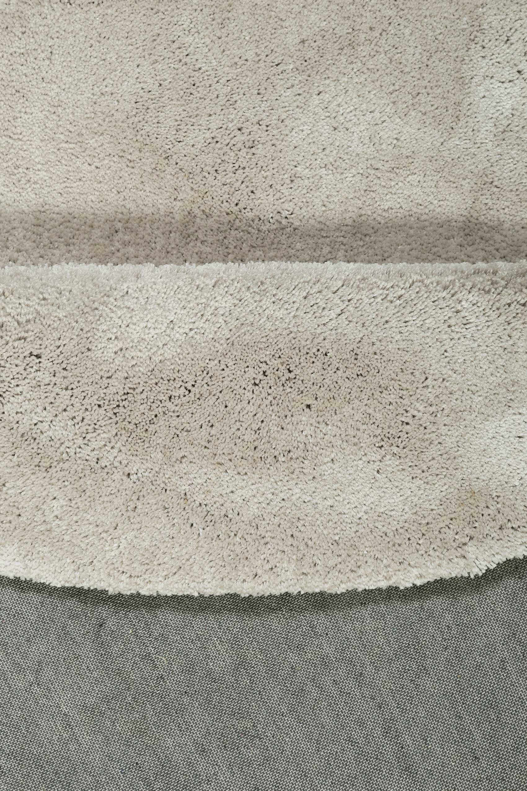 Esprit Teppich Rund Creme Beige Hochflor 