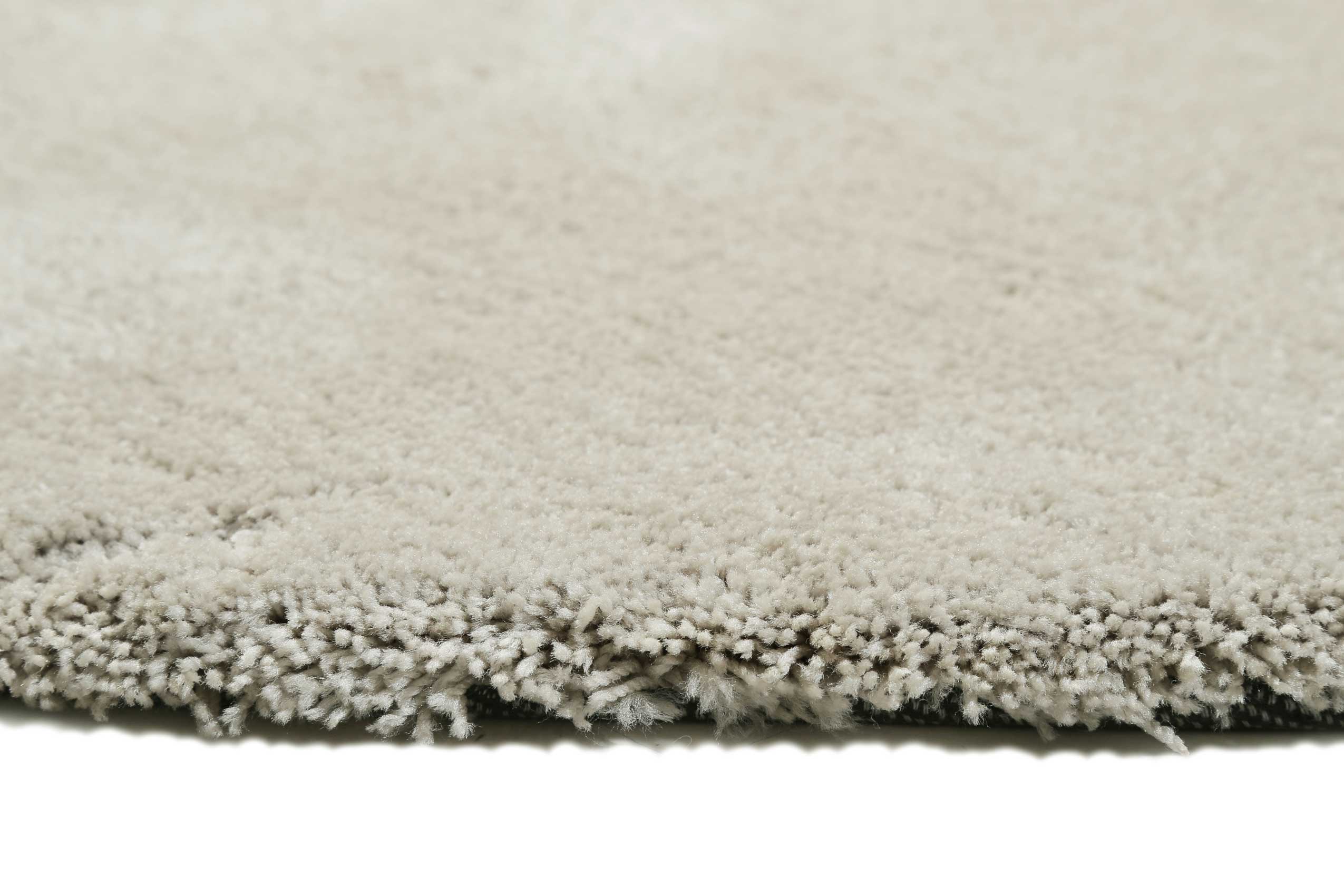 Esprit Teppich Rund Creme Beige Hochflor 