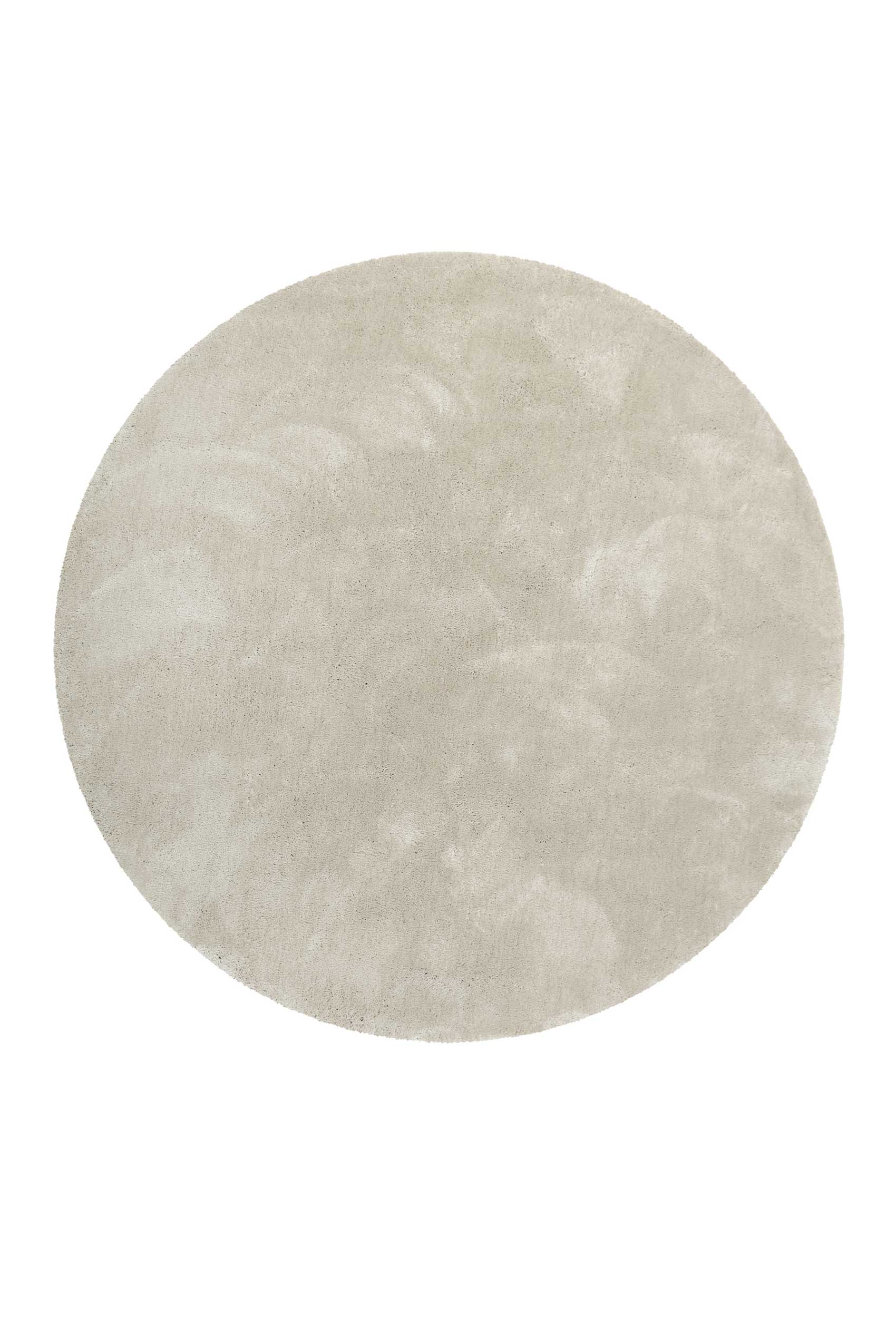 Esprit Teppich Rund Creme Beige Hochflor 