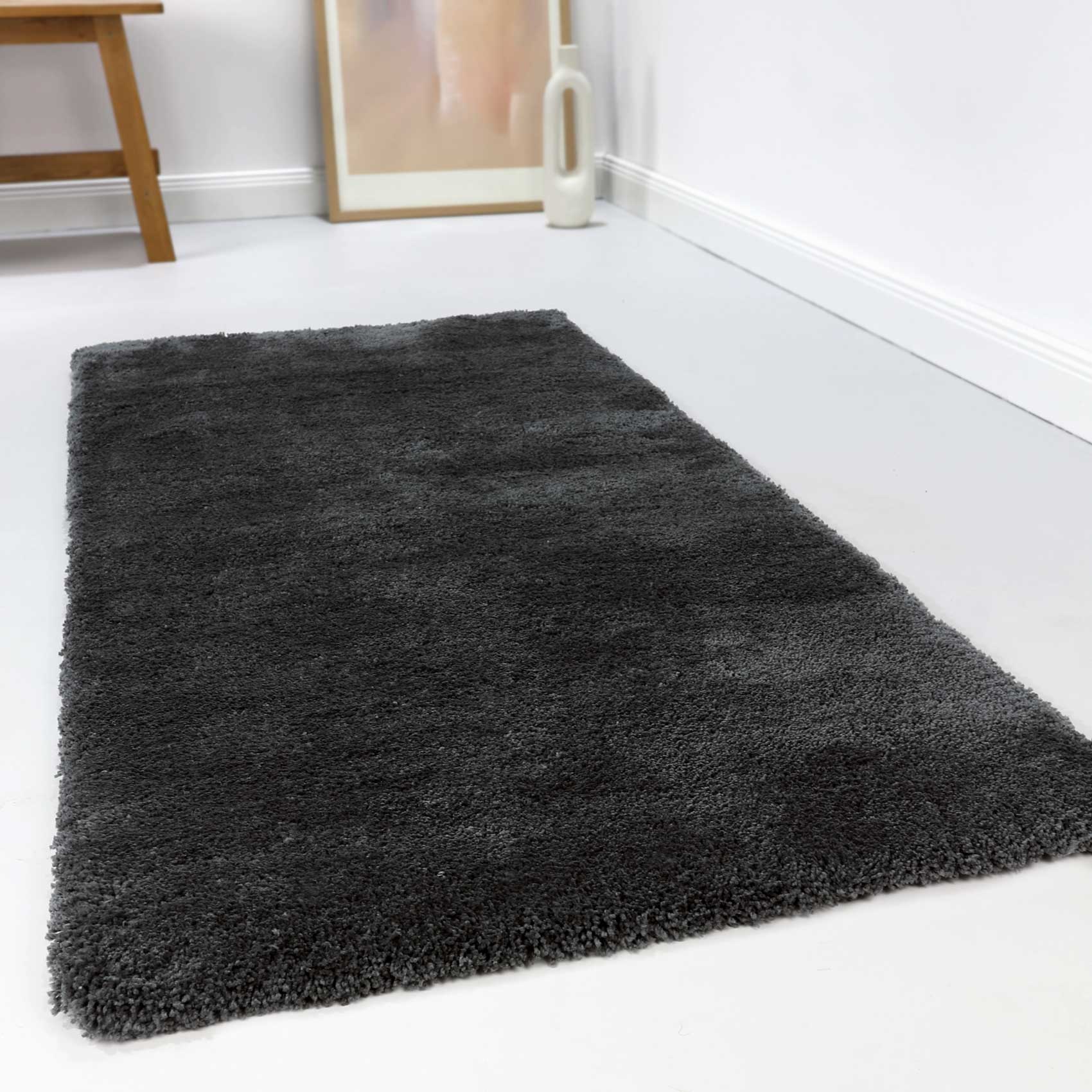 Esprit Teppich Anthrazit Hochflor 