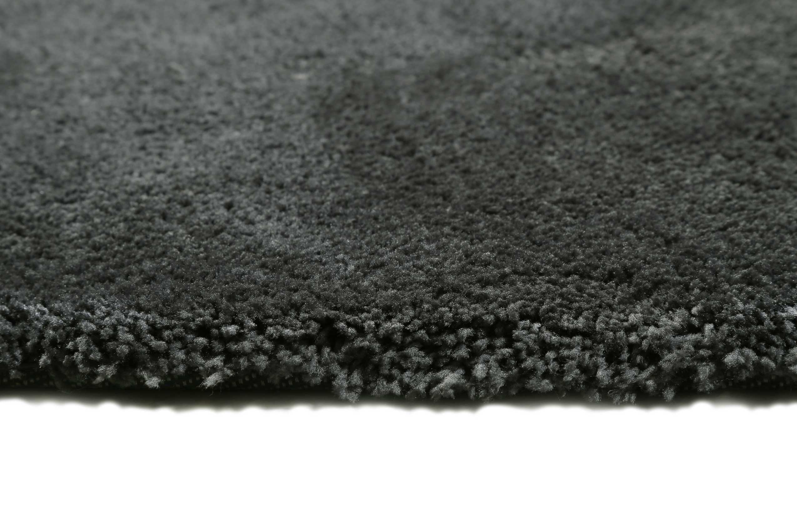Esprit Teppich Rund Anthrazit Hochflor 