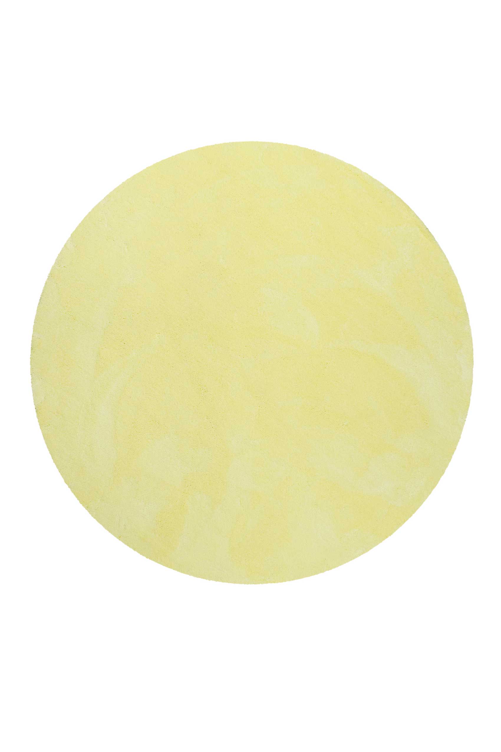 Esprit Teppich Rund Gelb Hochflor 