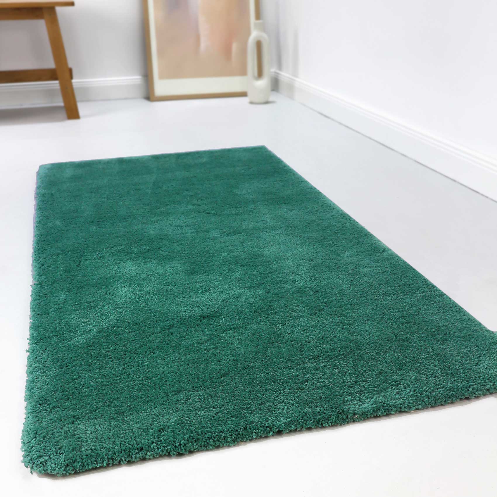 Esprit Teppich Smaragdgrün Hochflor » Relaxx « - Ansicht 1