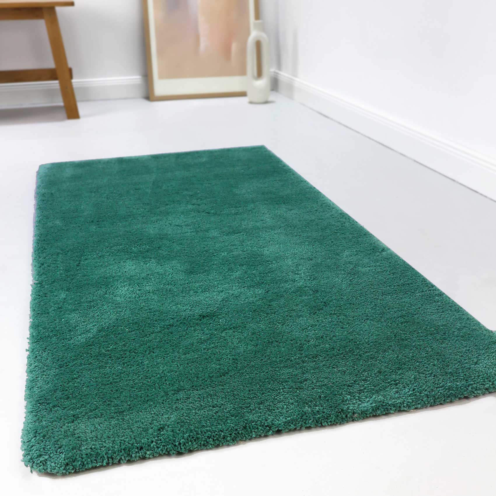 Esprit Teppich Smaragdgrün Hochflor 