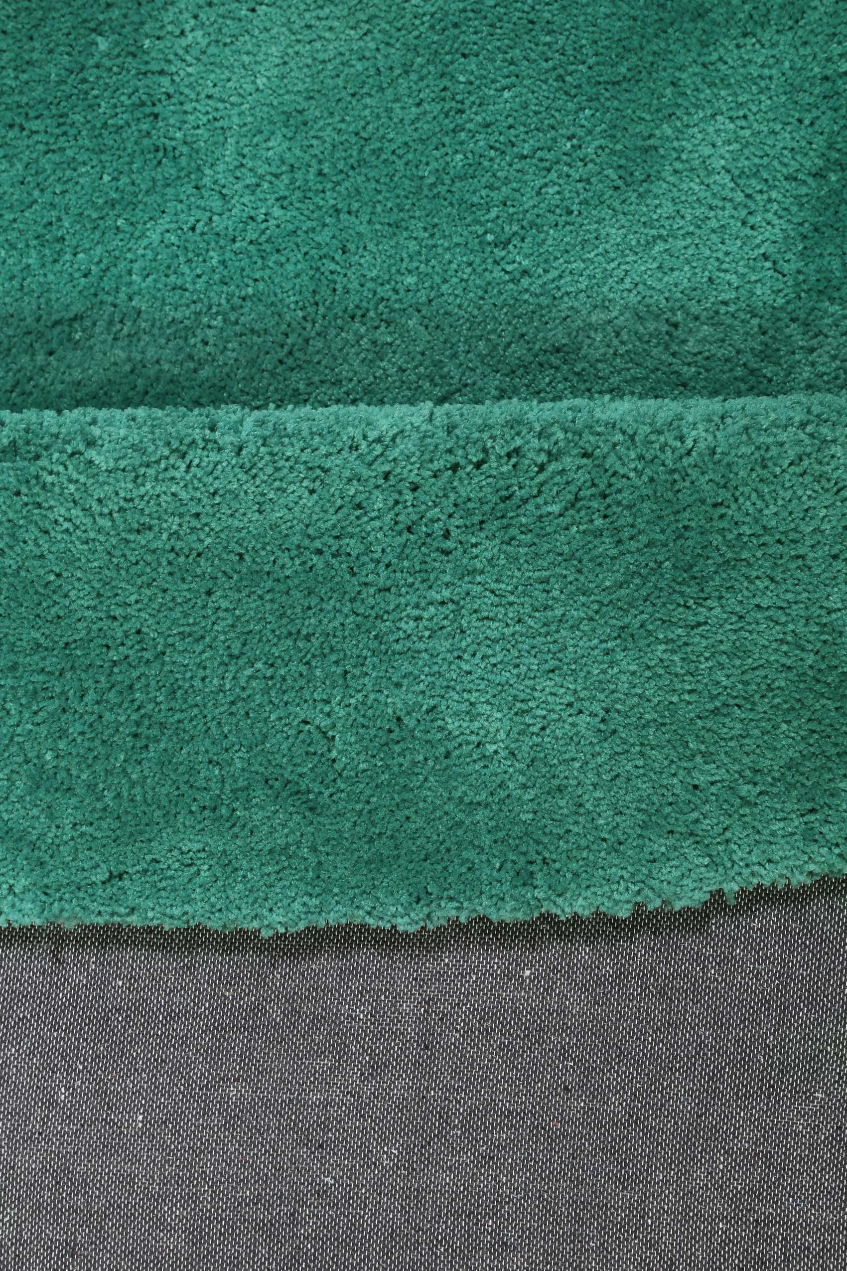Esprit Teppich Rund Smaragdgrün Hochflor 