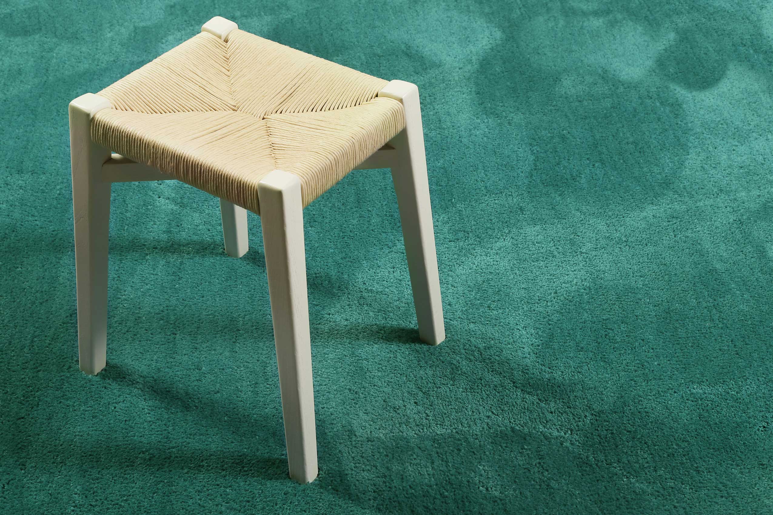 Esprit Teppich Rund Smaragdgrün Hochflor 