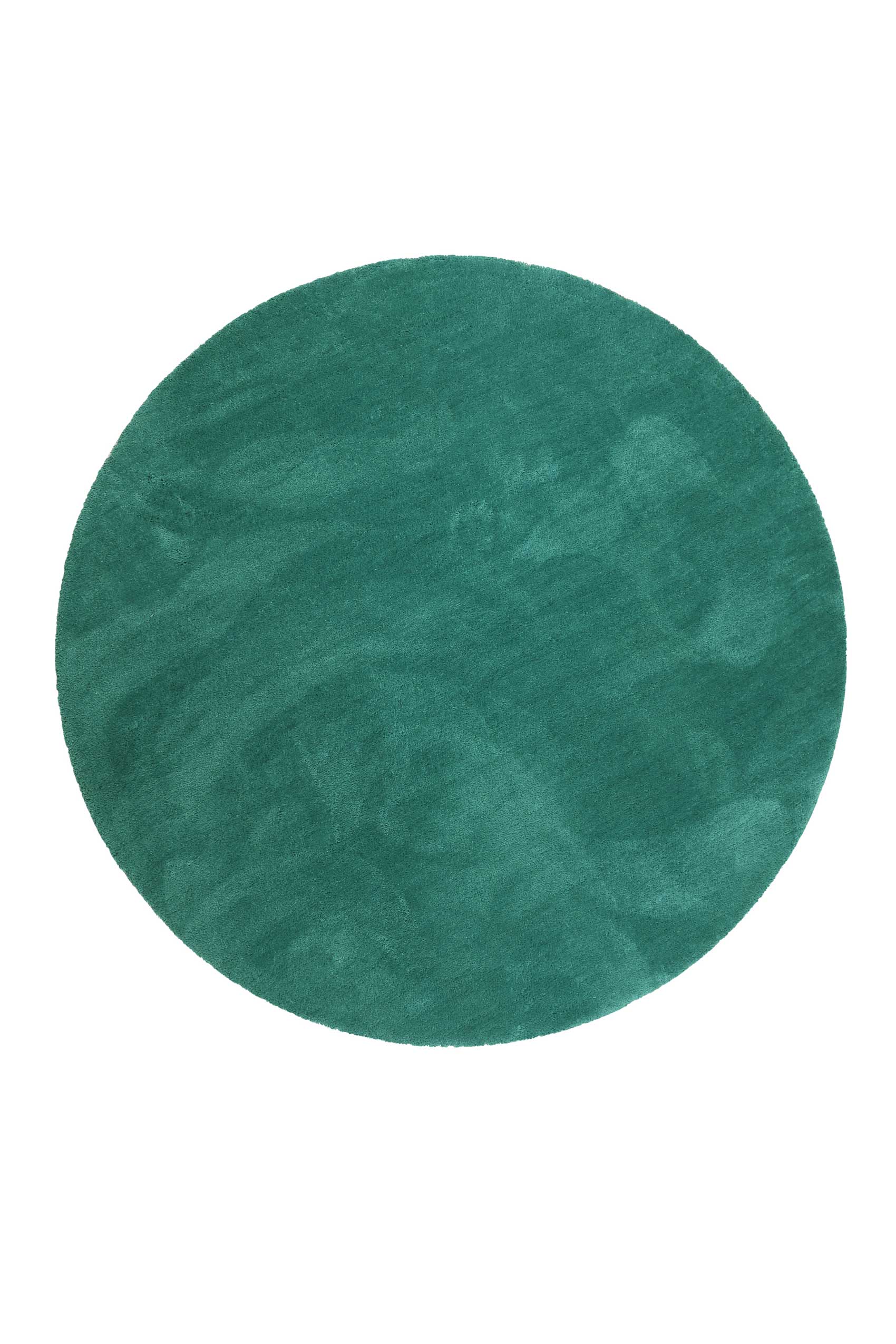 Esprit Teppich Rund Smaragdgrün Hochflor 