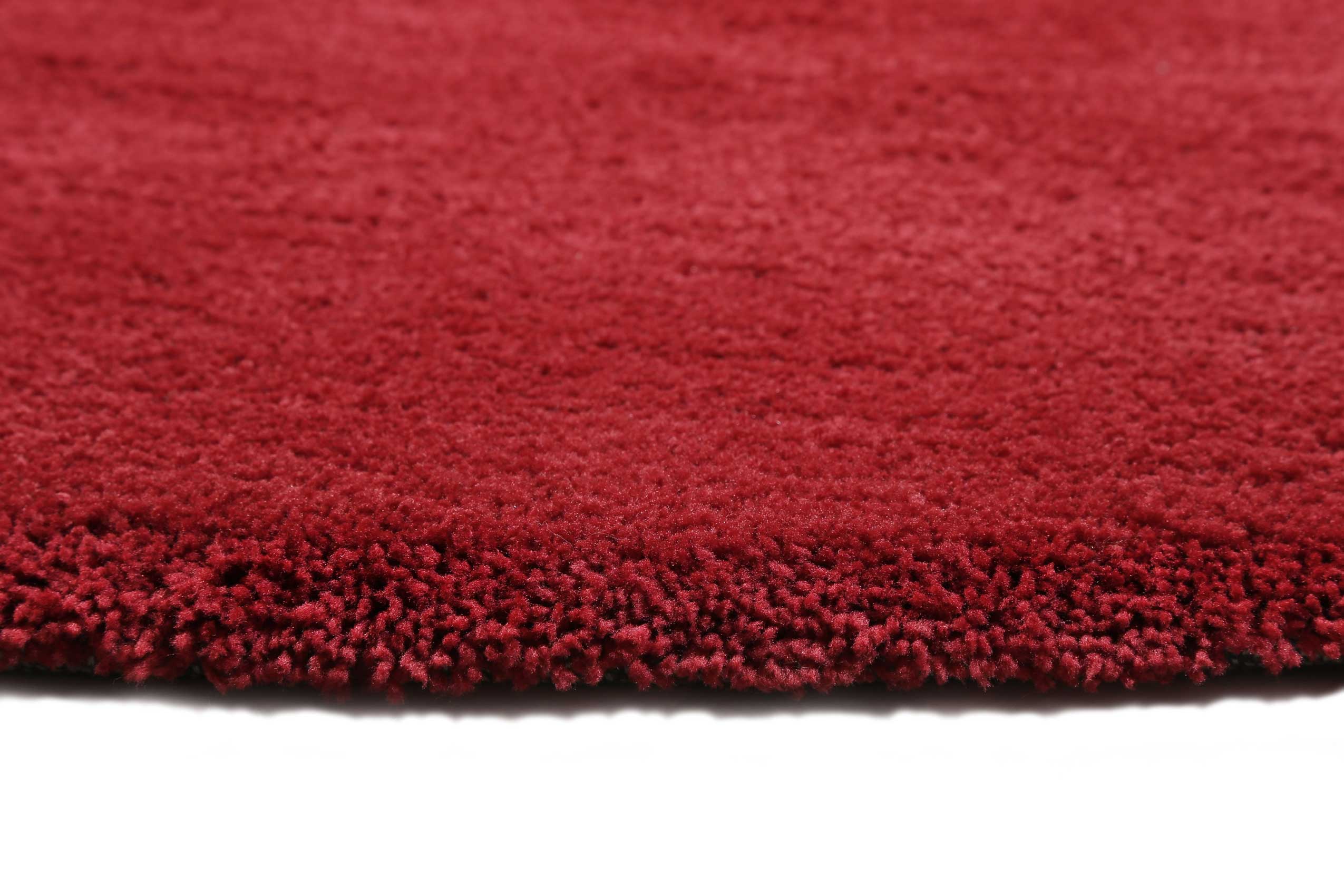 Esprit Teppich Rund Rot Hochflor 