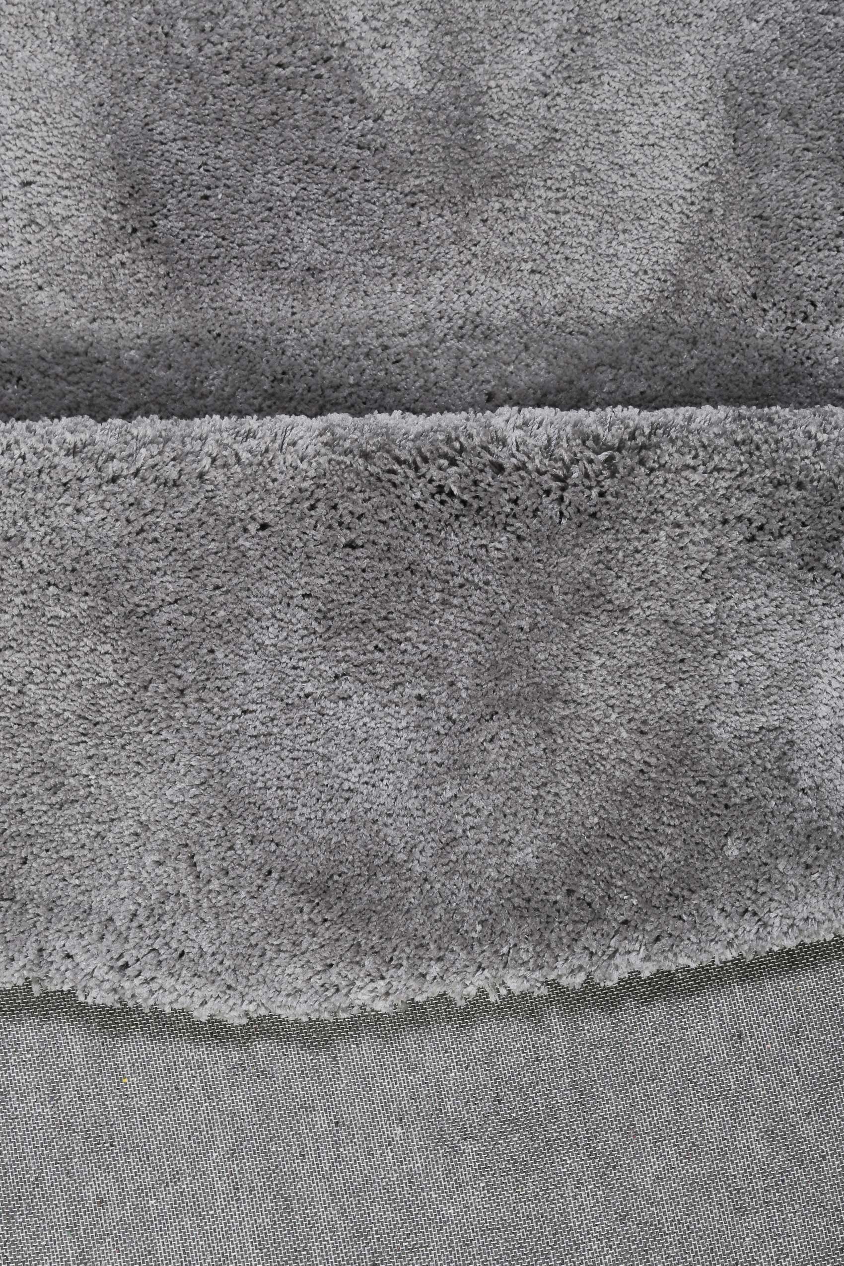 Esprit Teppich Rund Taupe Grau Hochflor 