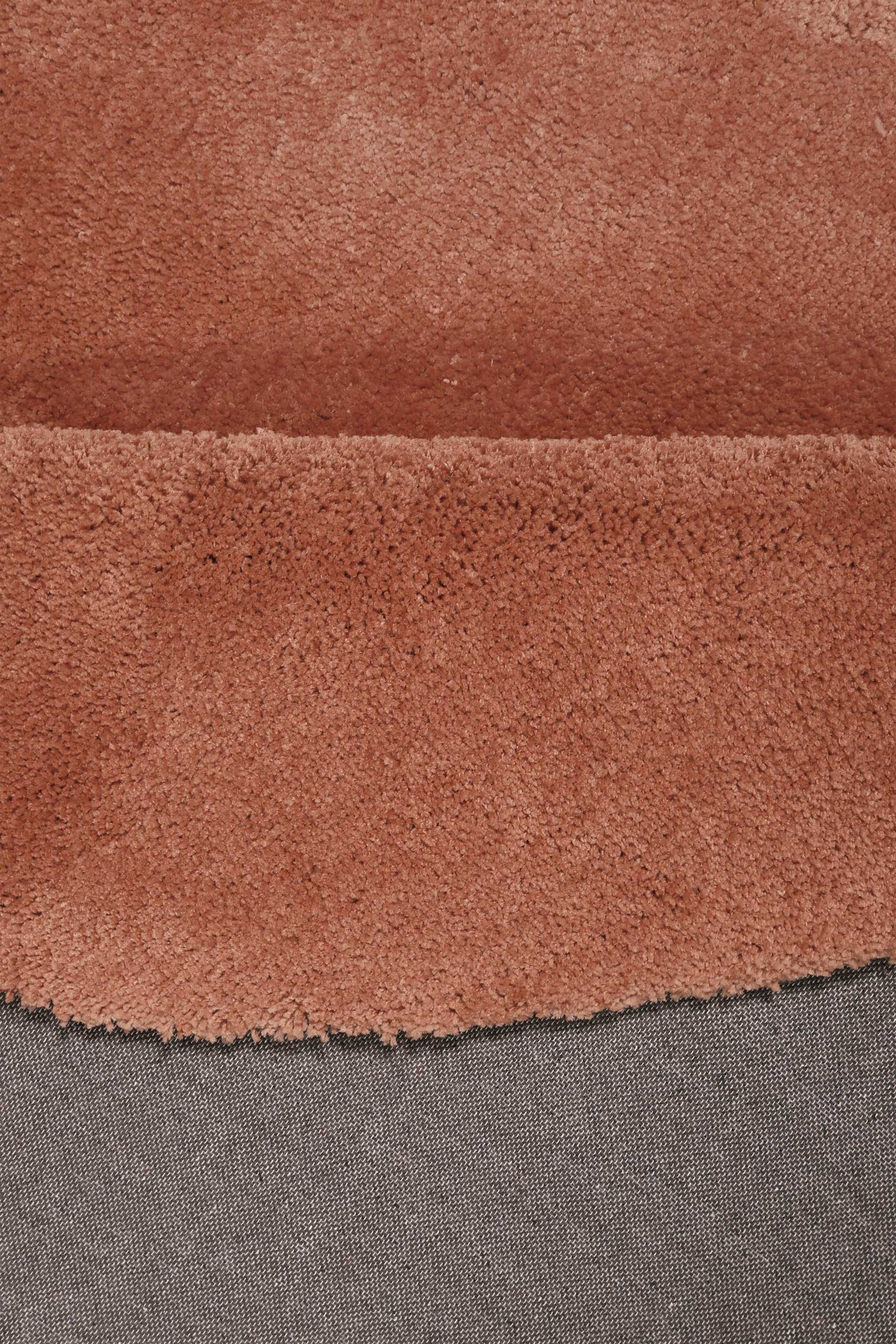 Esprit Teppich Rund Cognac Hochflor 