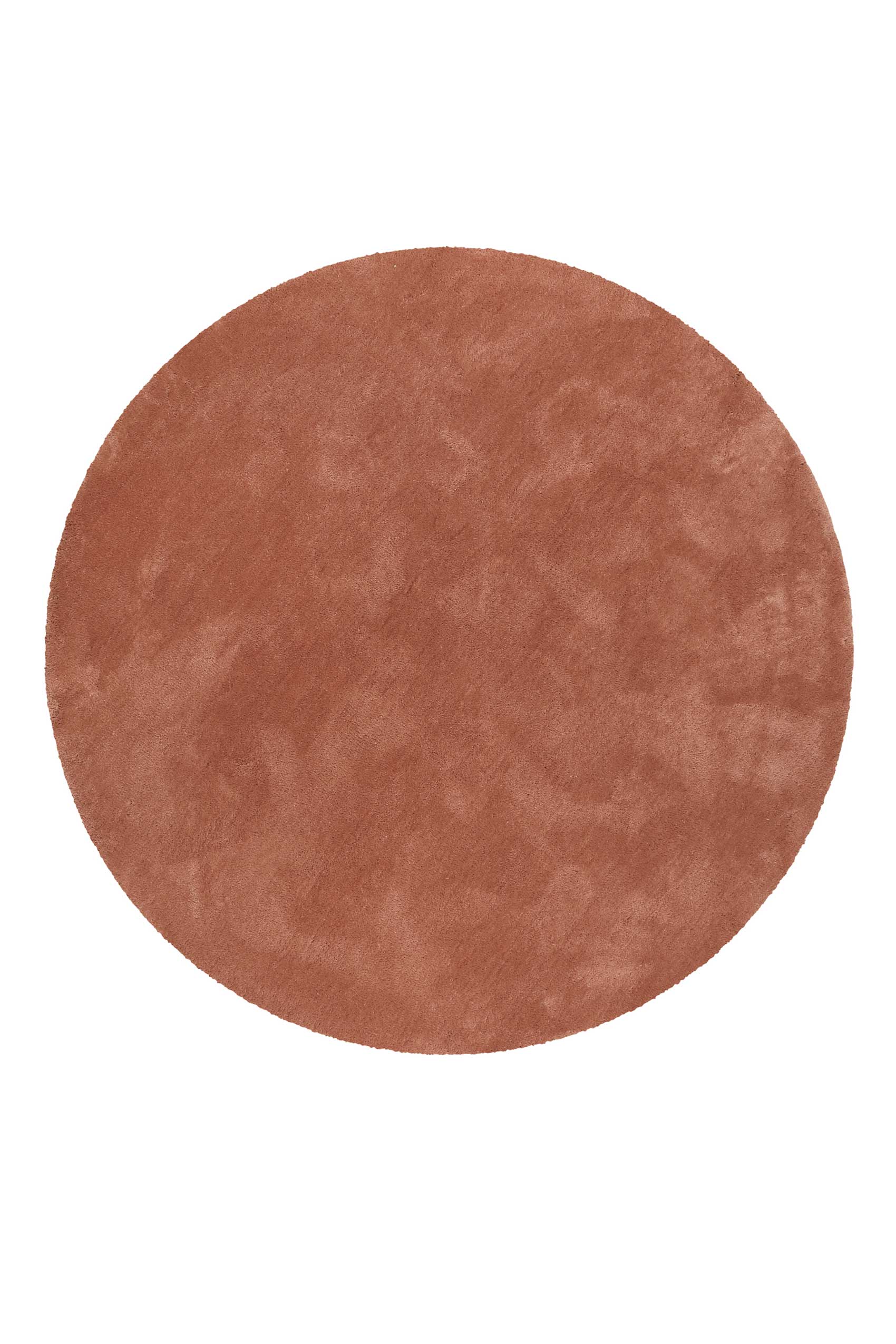 Esprit Teppich Rund Cognac Hochflor 