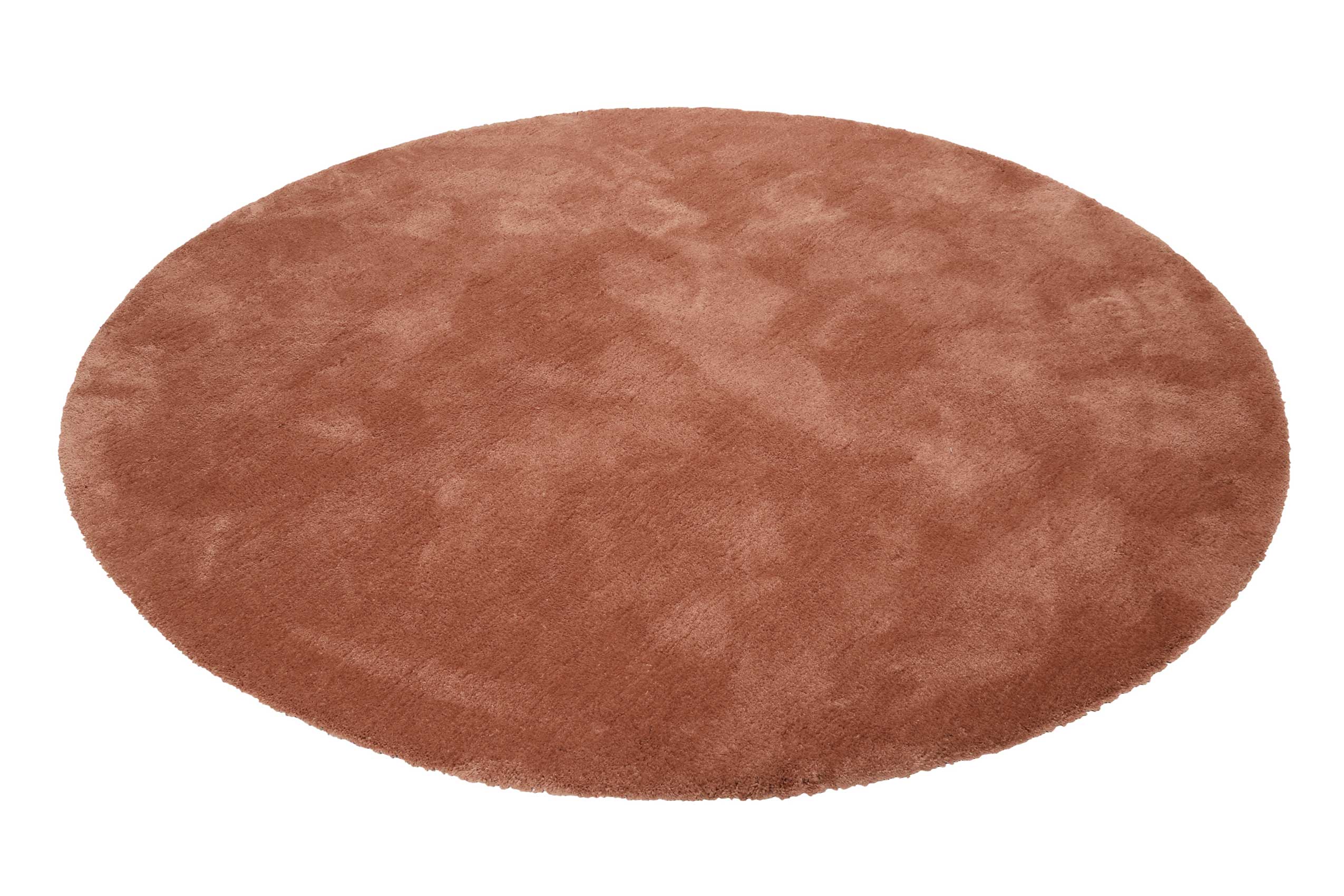 Esprit Teppich Rund Cognac Hochflor 