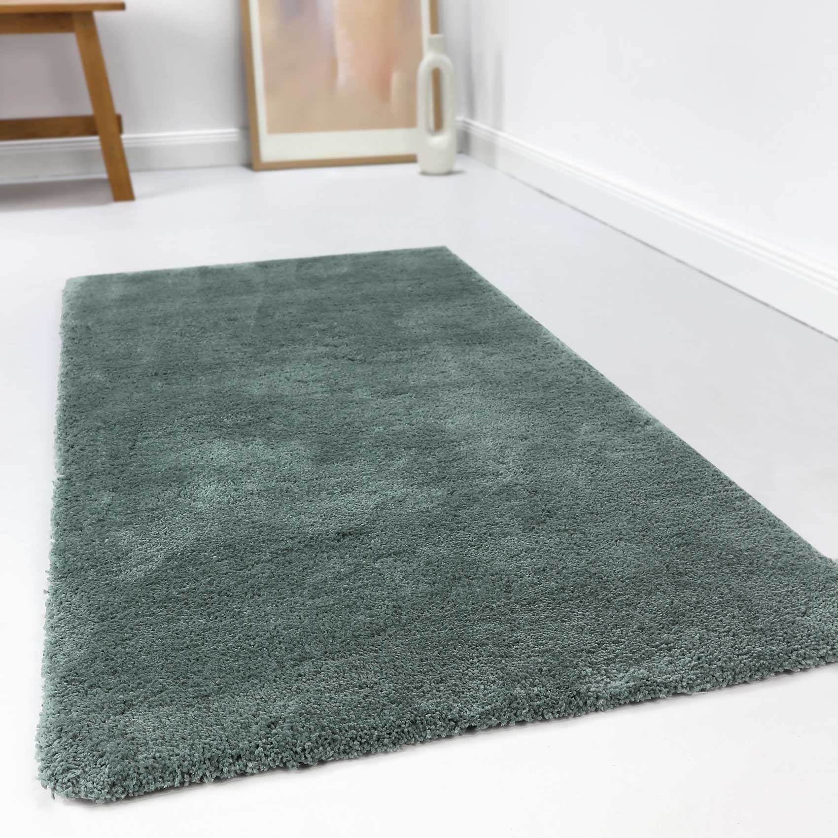 Esprit Teppich Grau Grün Hochflor » Relaxx « - Ansicht 7