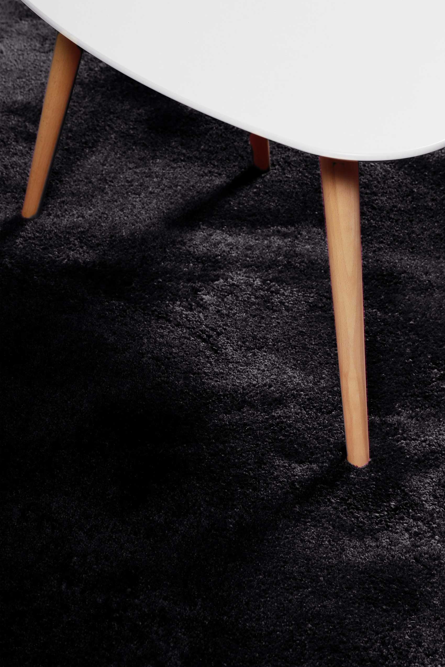 Esprit Teppich Schwarz Hochflor 