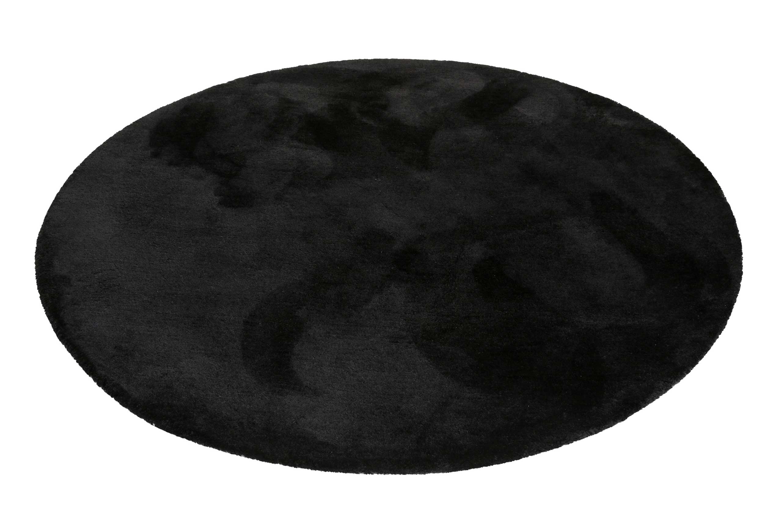 Esprit Teppich Rund Schwarz Hochflor 