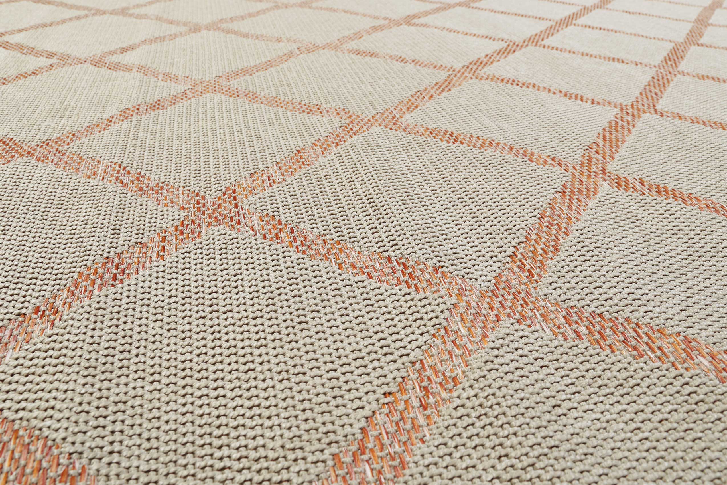 Esprit Teppich In & Outdoor Beige Orange Rot 
