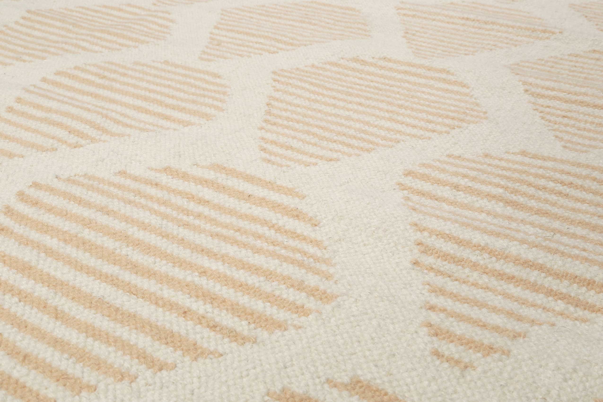 Esprit Kelim Teppich Apricot Beige aus Wolle » Rainns « - Ansicht 5