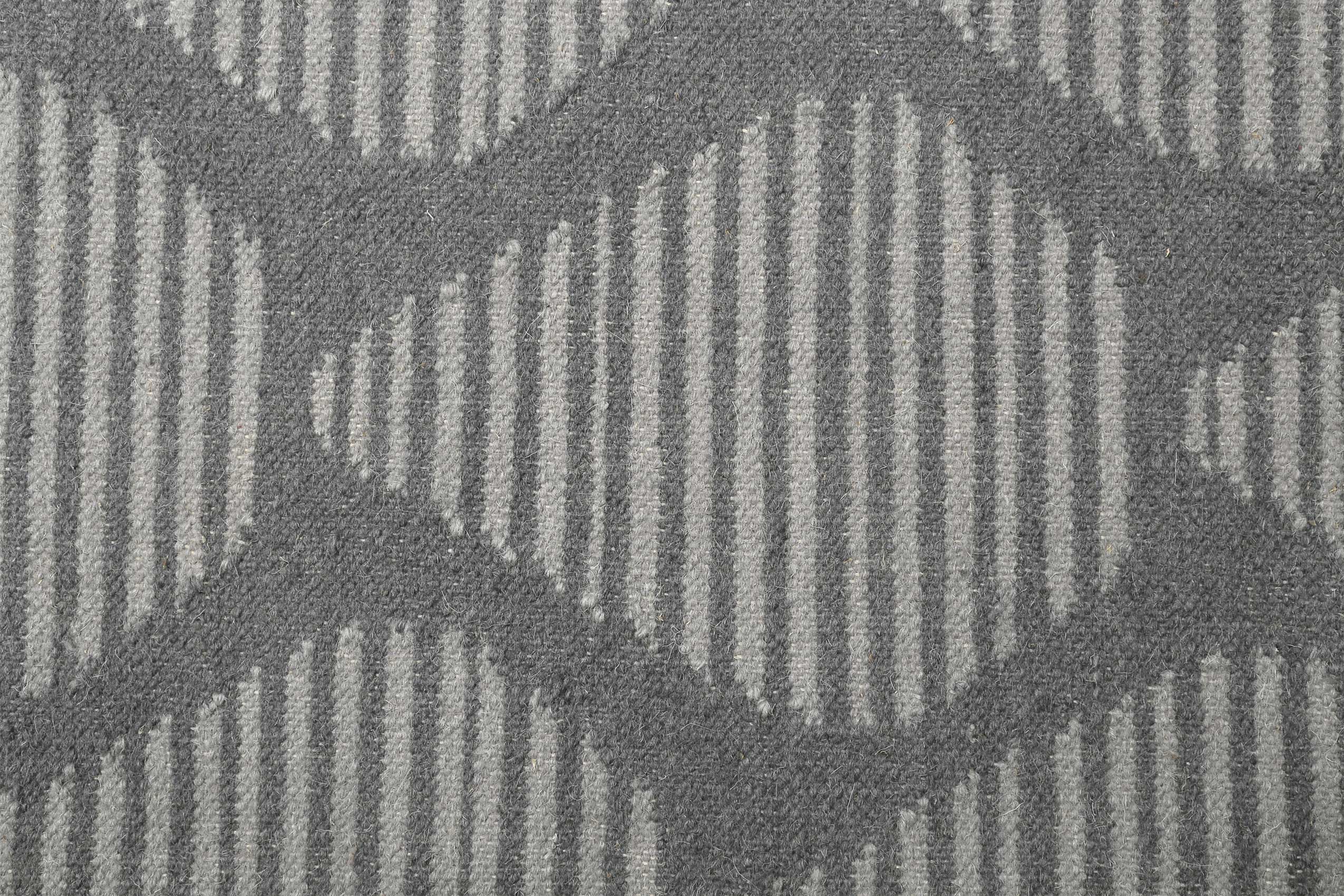 Esprit Kelim Teppich Grau aus Wolle » Rainns « - Ansicht 5