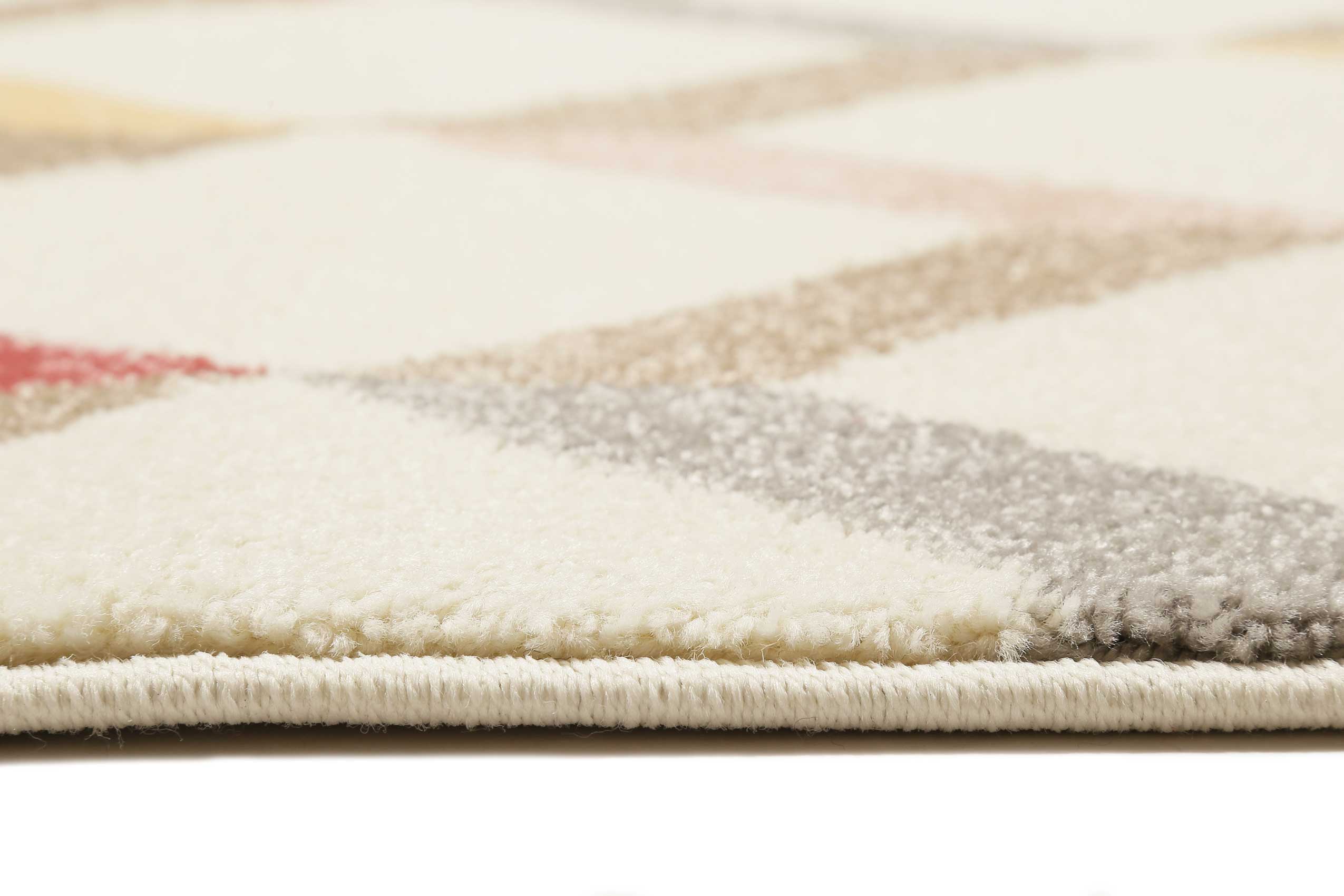 Esprit Teppich Creme Beige Bunt Kurzflor » Rica « - Ansicht 4