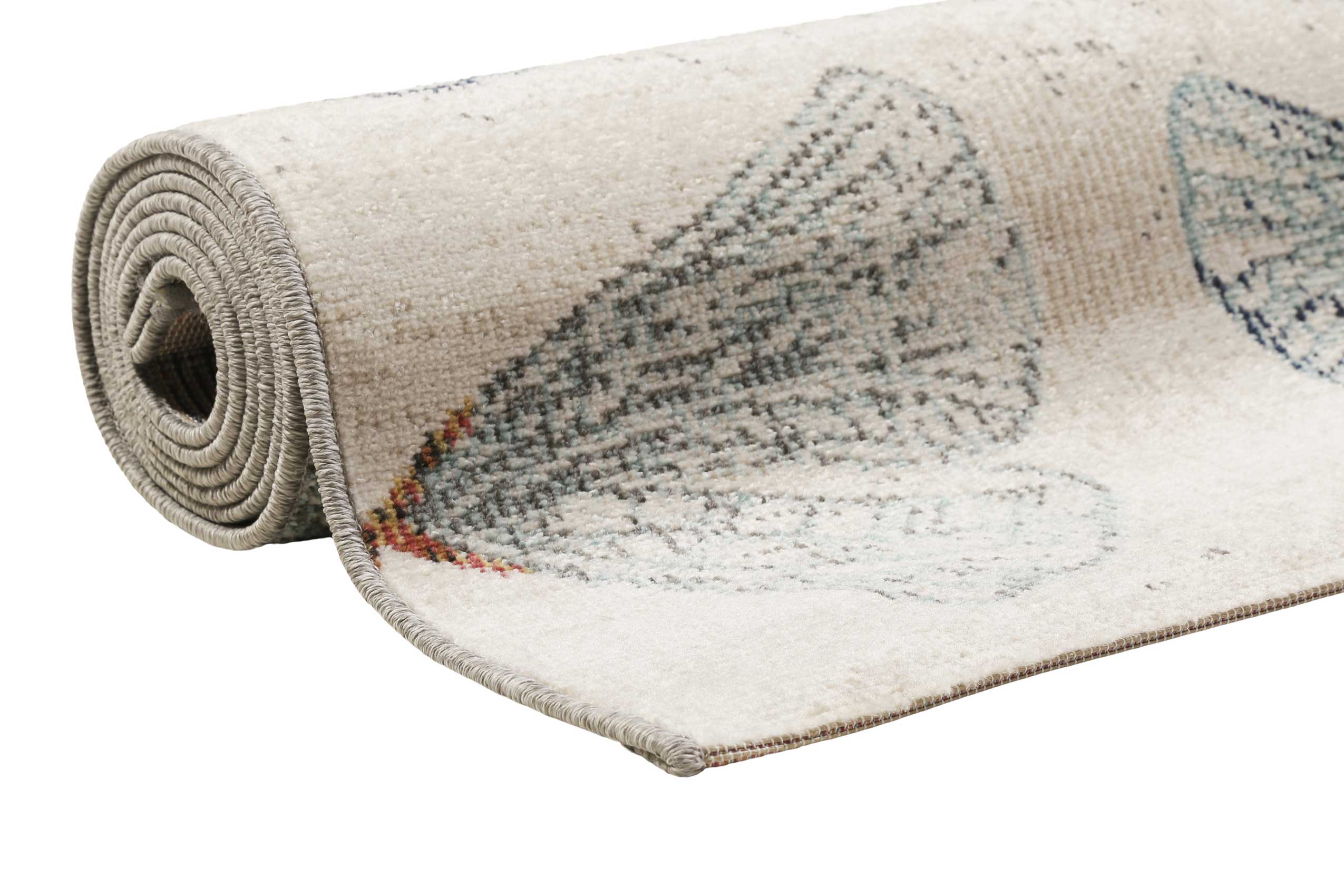 Esprit Teppich Beige Blau In & Outdoor 