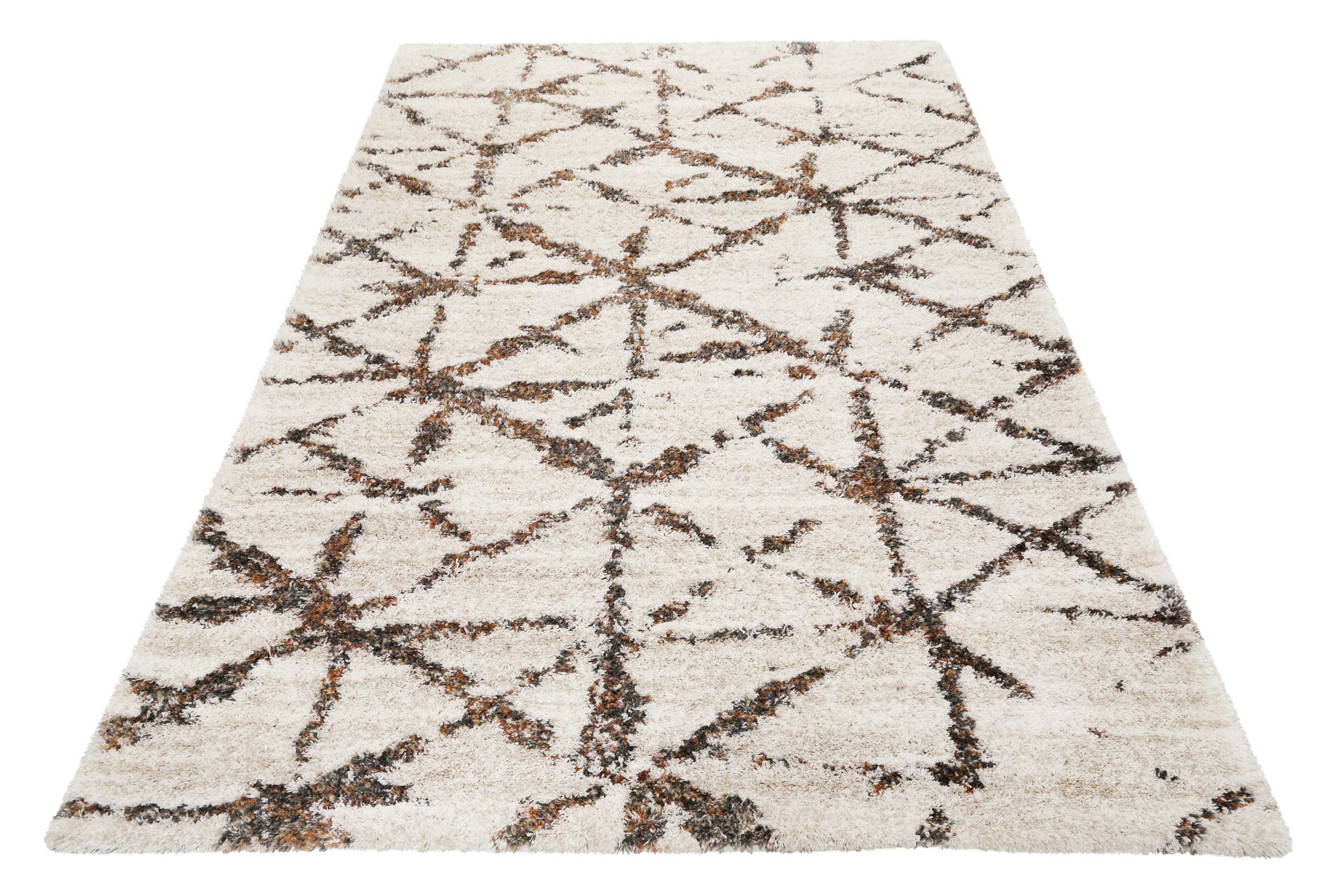 Esprit Teppich Creme Weiß Hochflor 