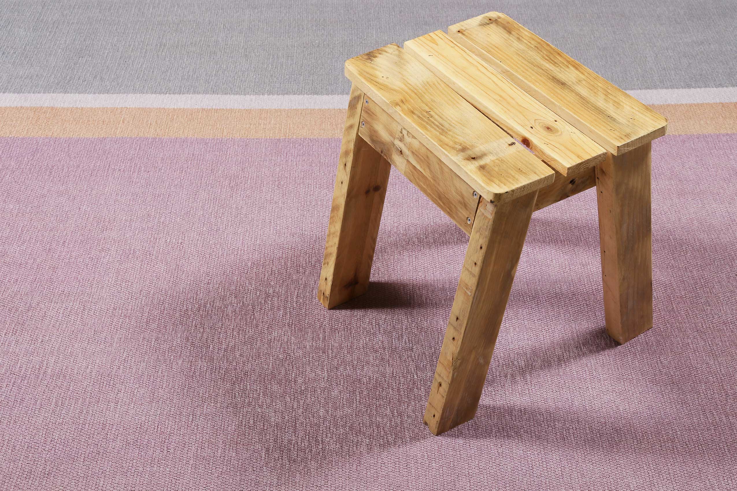 Esprit Teppich Rosa Grau 