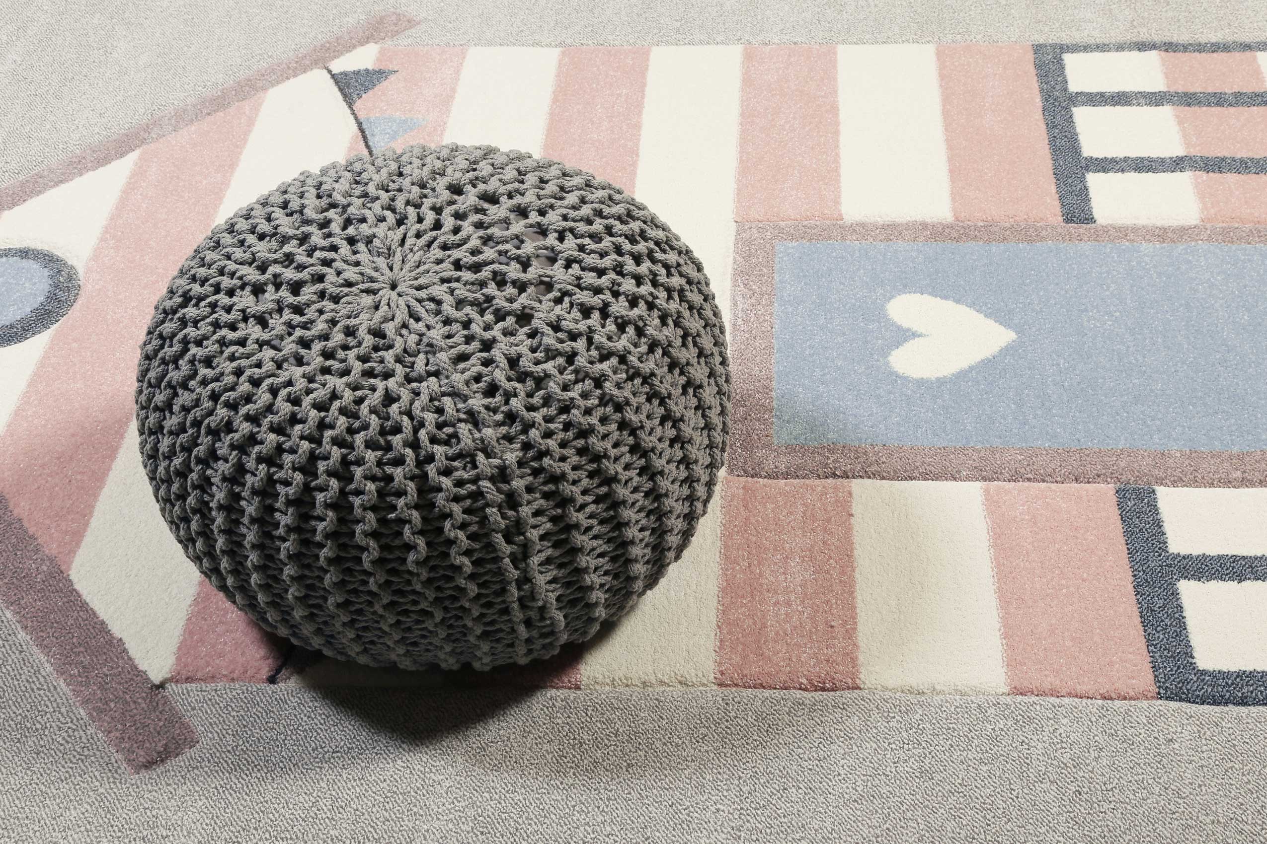 Esprit Kinderteppich Grau Rosa » Sea Castle « - Ansicht 6