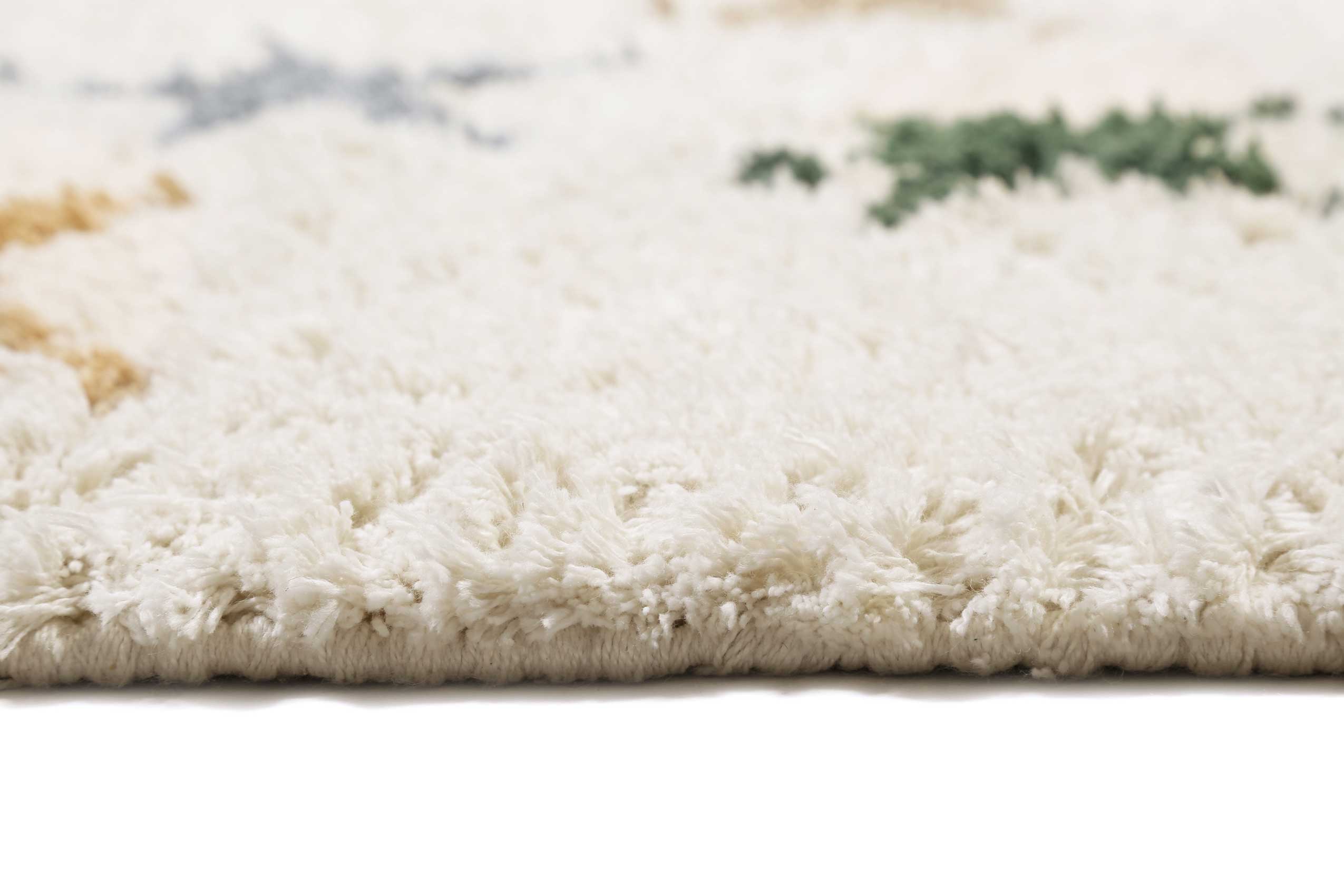 Esprit Handwebteppich Beige Bunt aus Baumwolle » Sea Star « - Ansicht 4