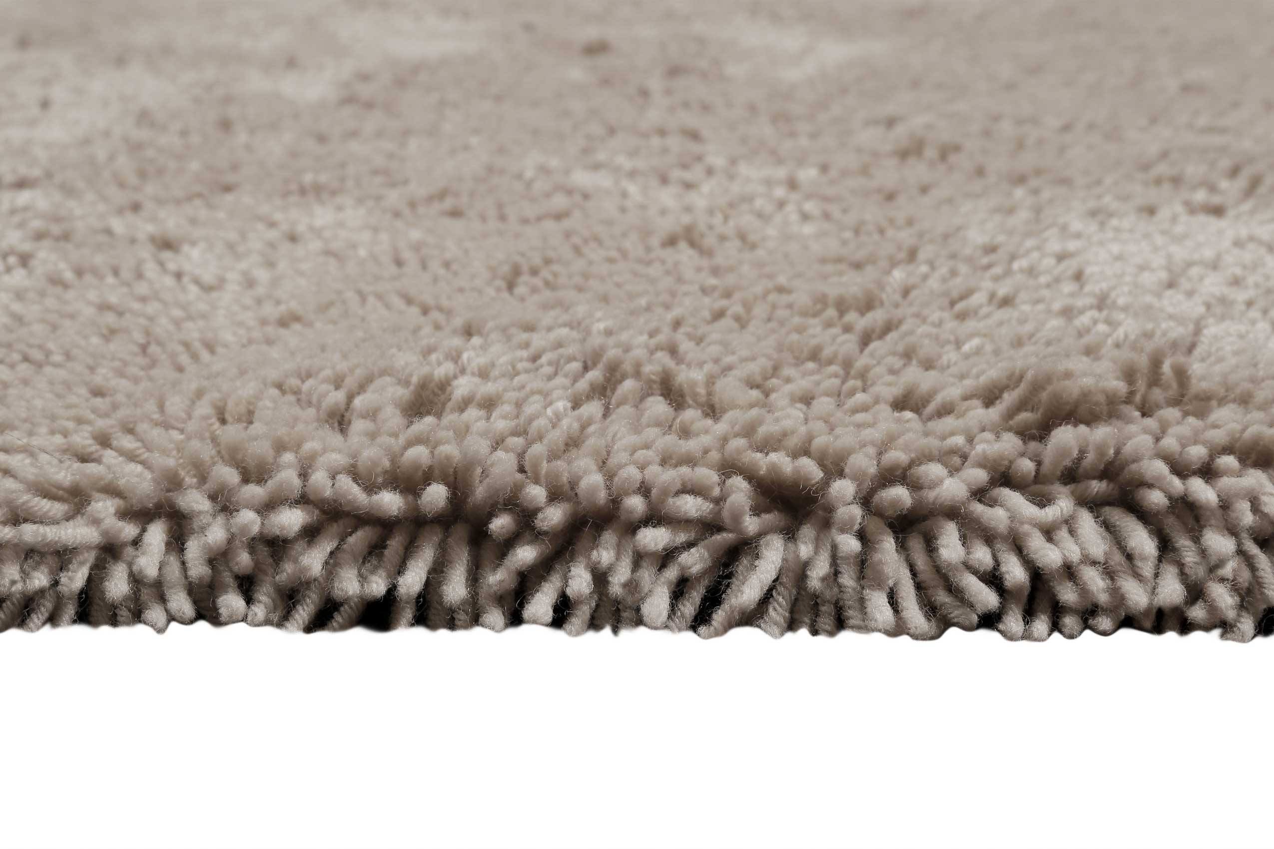 Esprit Wollteppich Shaggy Sand Beige Hochflor 