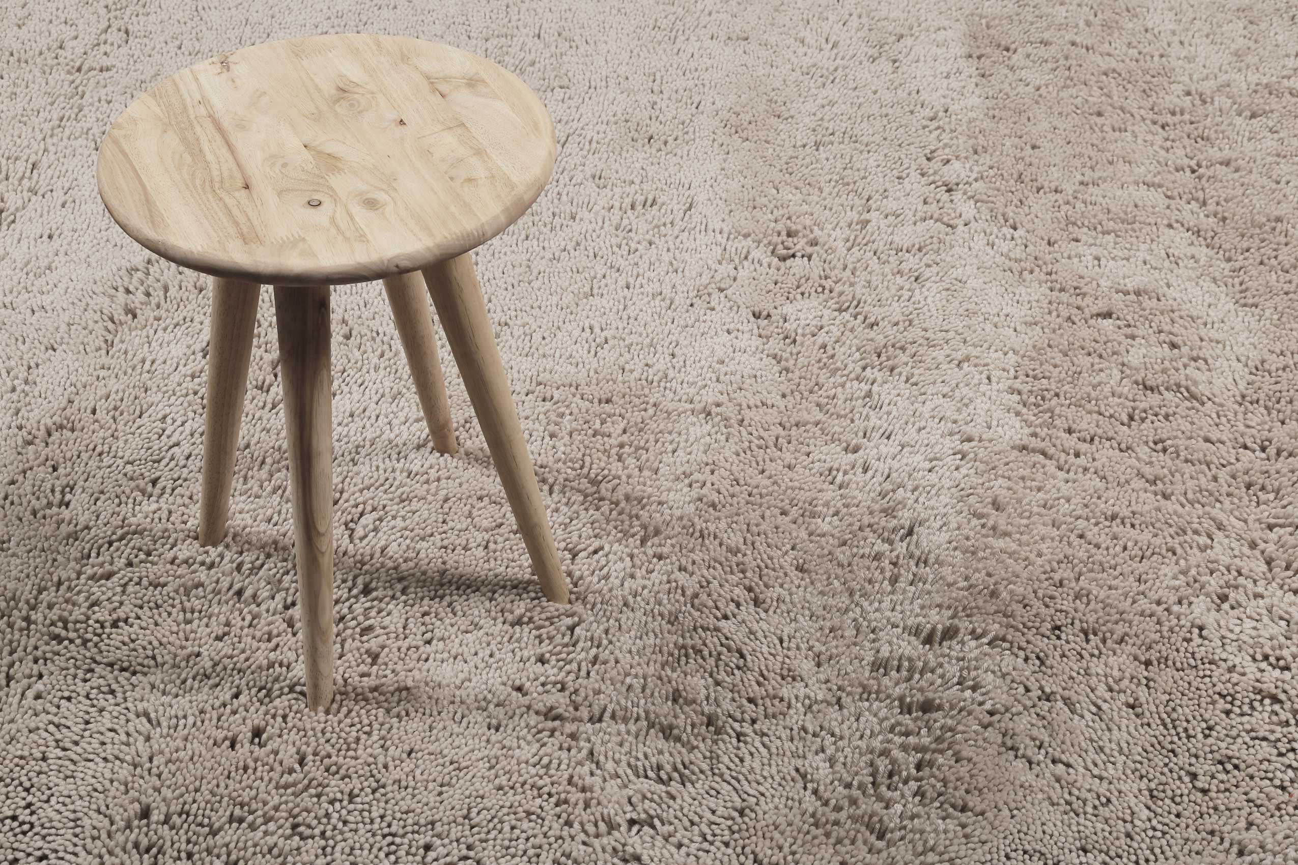 Esprit Wollteppich Shaggy Sand Beige Hochflor 